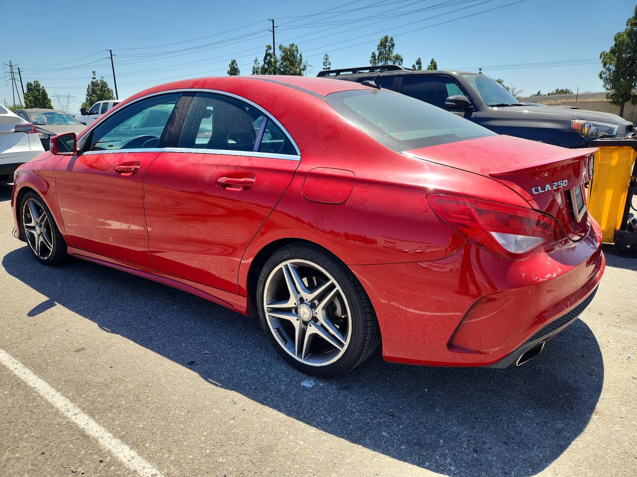2014 Mercedes-benz Cla 250 Red vin: WDDSJ4EB0EN043941