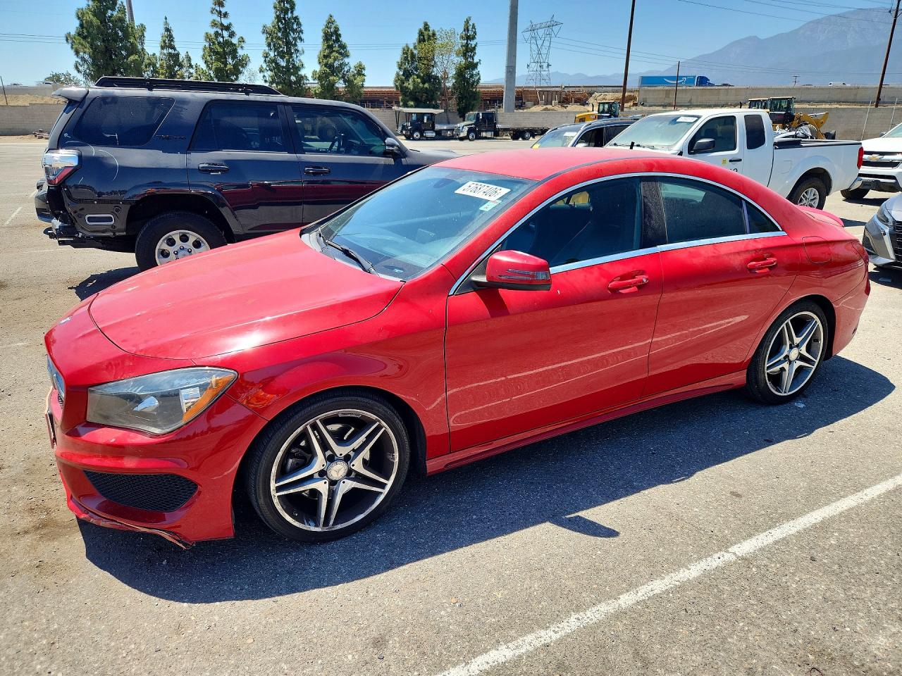 2014 Mercedes-benz Cla 250 Red vin: WDDSJ4EB0EN043941