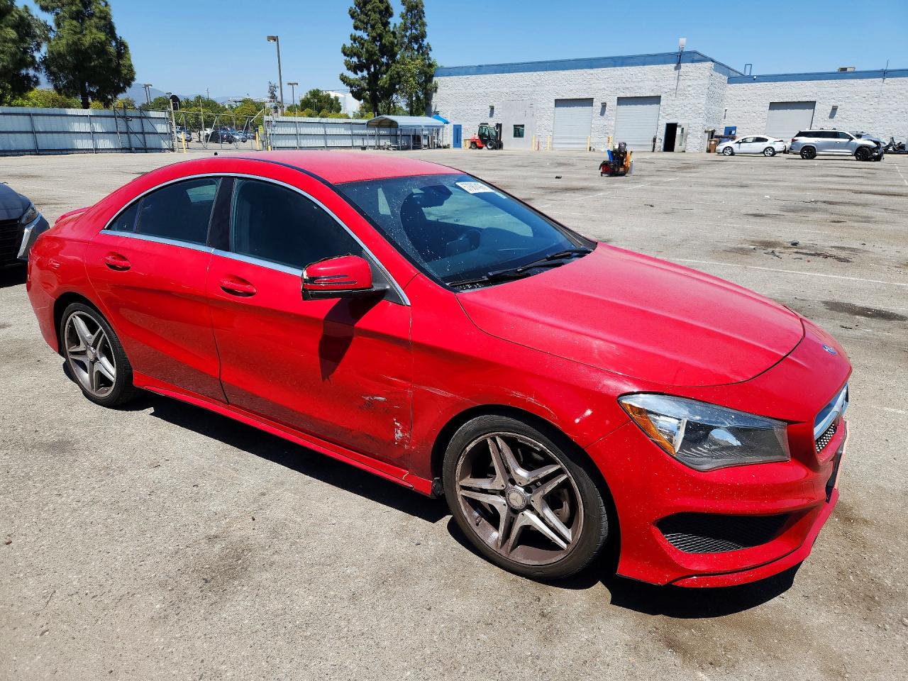 2014 Mercedes-benz Cla 250 Red vin: WDDSJ4EB0EN043941