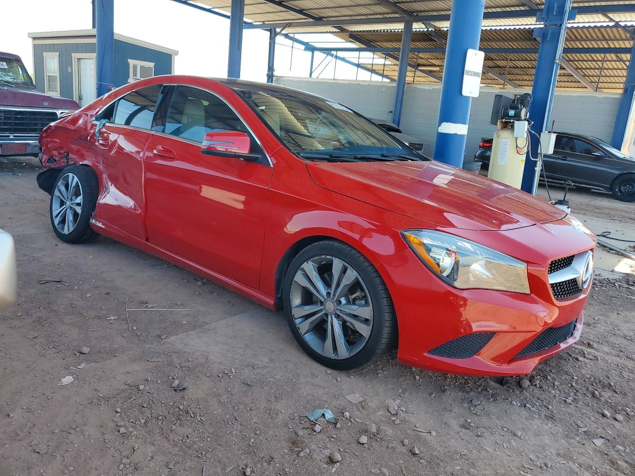2014 Mercedes-benz Cla 250 Red vin: WDDSJ4EB0EN053899