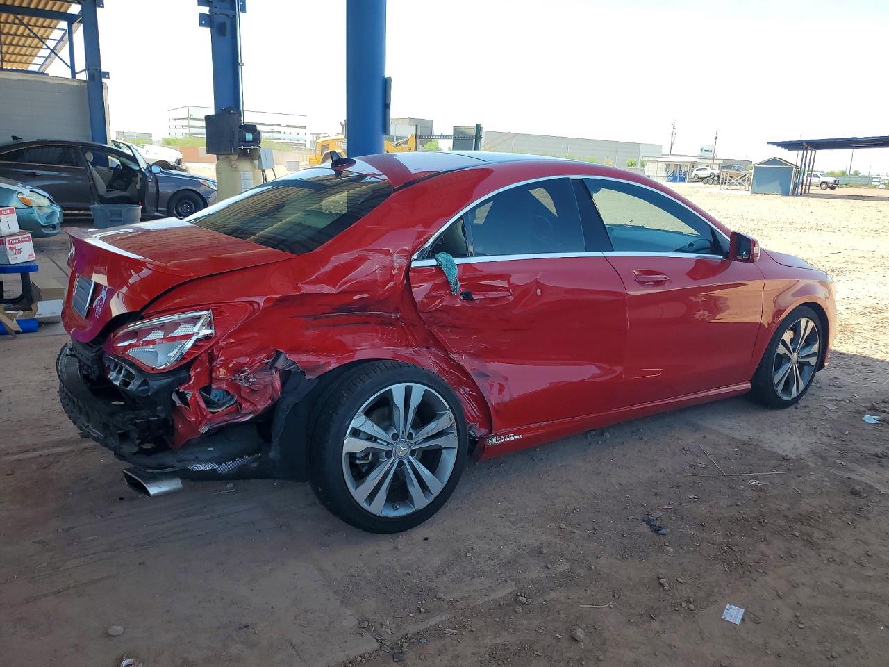 2014 Mercedes-benz Cla 250 Red vin: WDDSJ4EB0EN053899