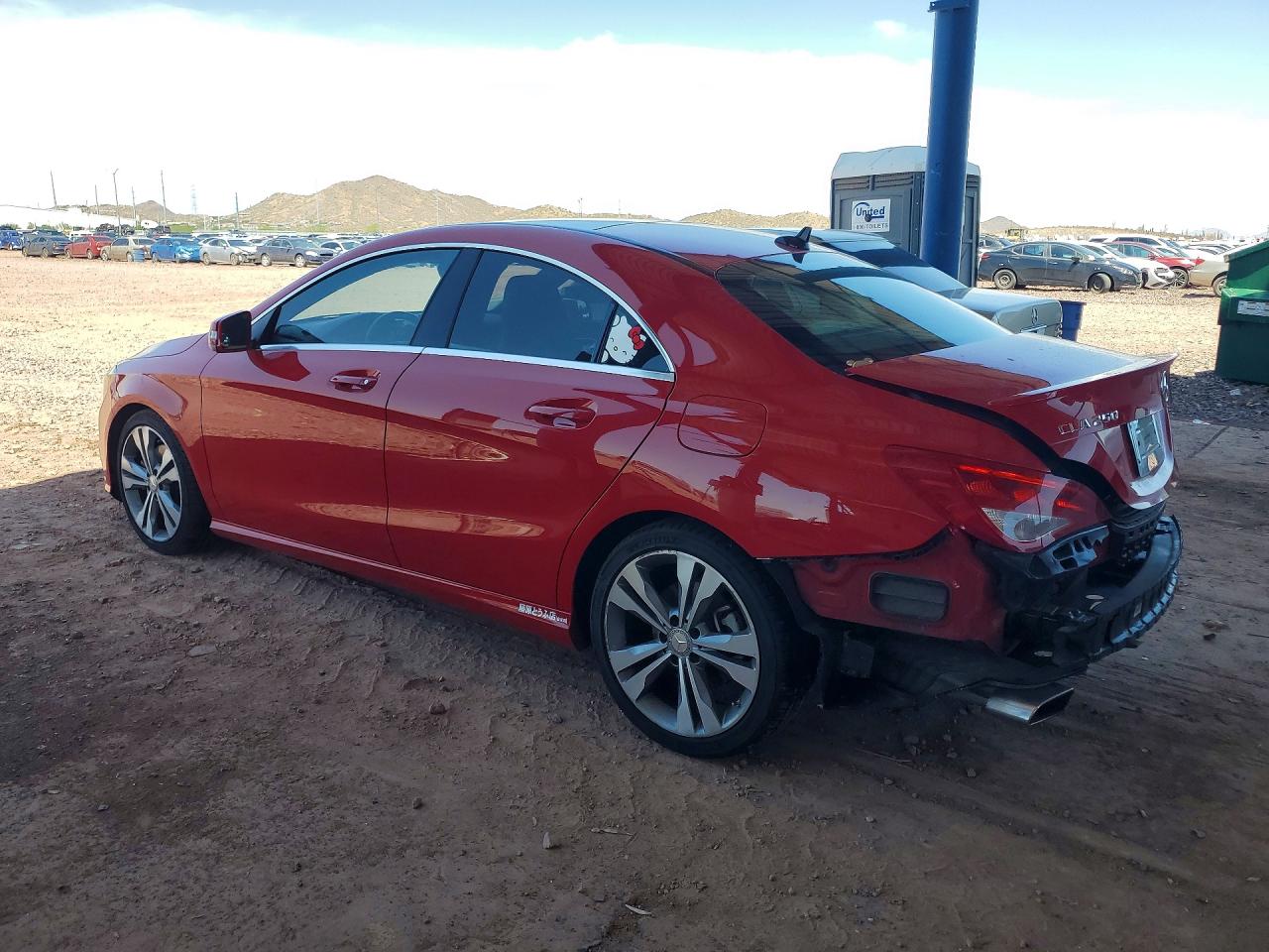 2014 Mercedes-benz Cla 250 Red vin: WDDSJ4EB0EN053899