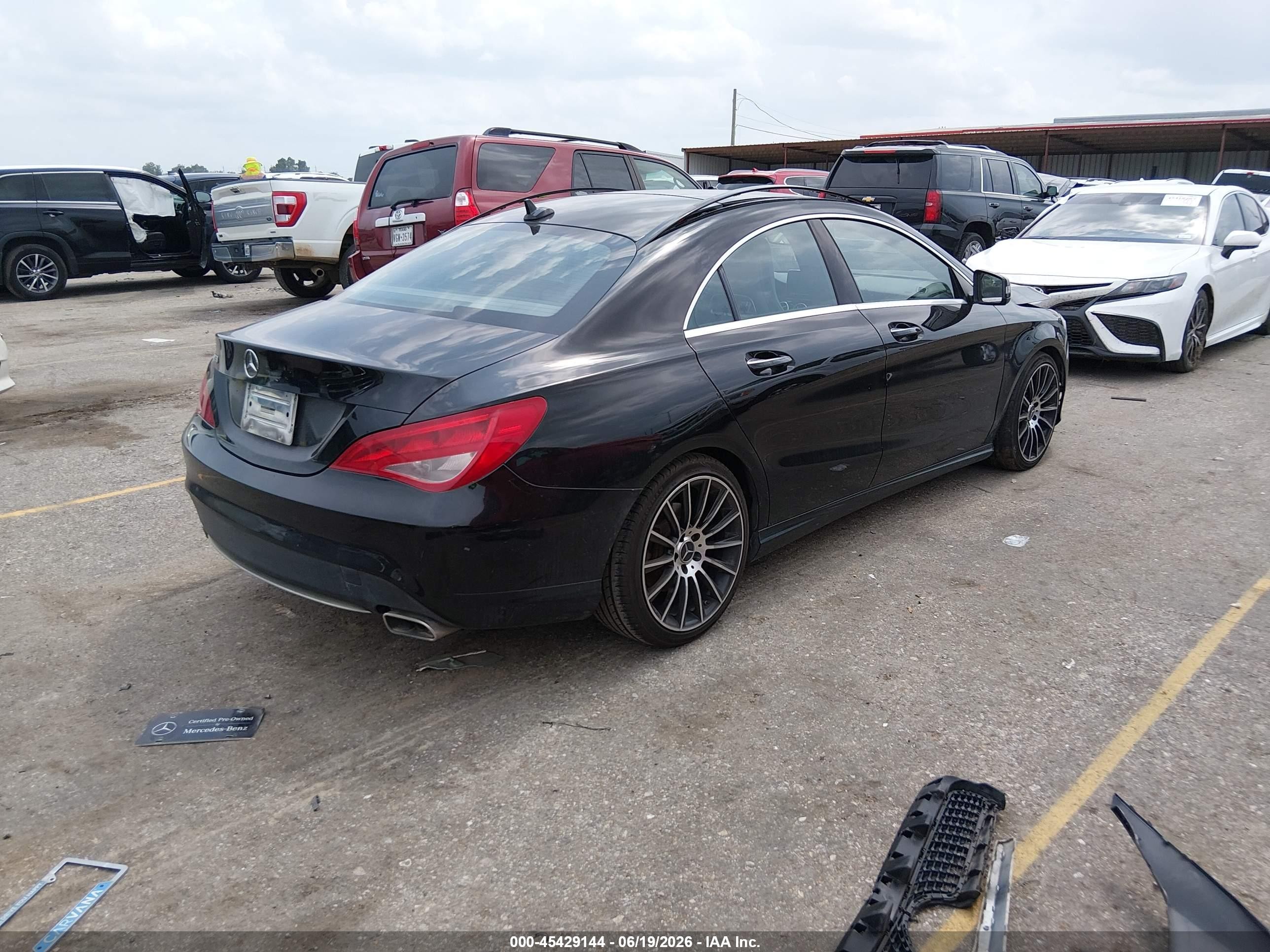 2015 Mercedes-benz Cla 250 Black vin: WDDSJ4EB0FN174739