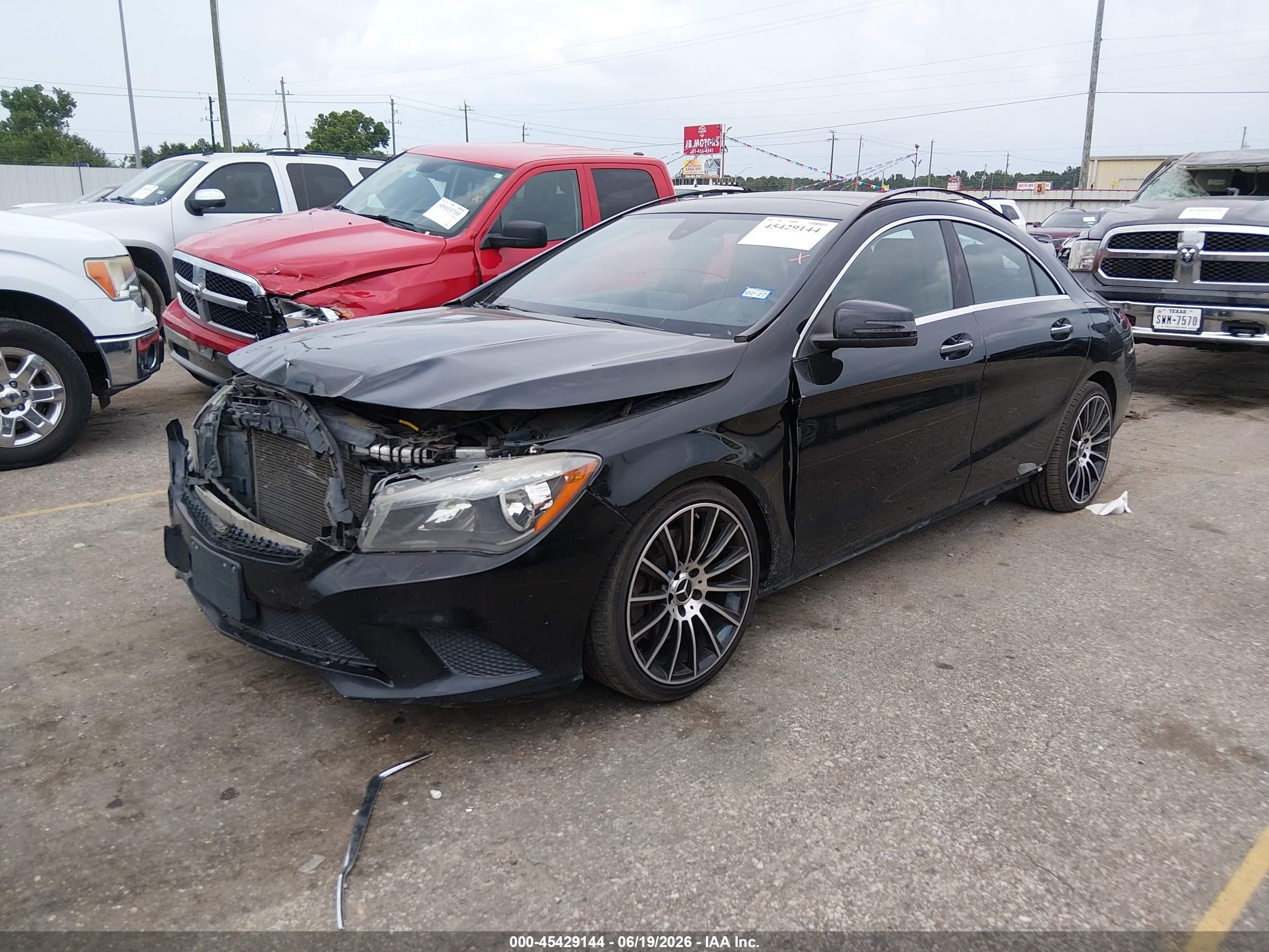 2015 Mercedes-benz Cla 250 Black vin: WDDSJ4EB0FN174739