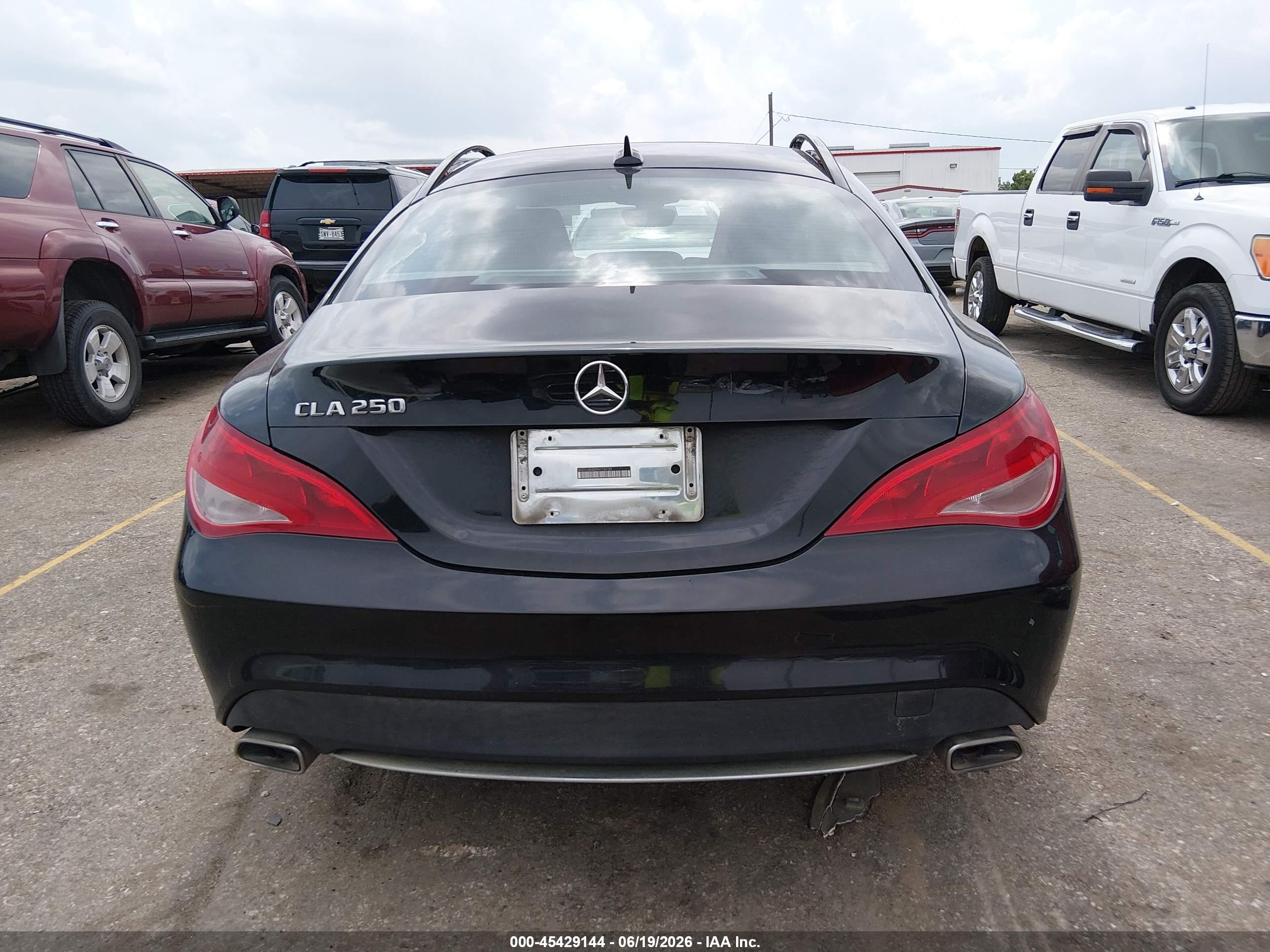 2015 Mercedes-benz Cla 250 Black vin: WDDSJ4EB0FN174739