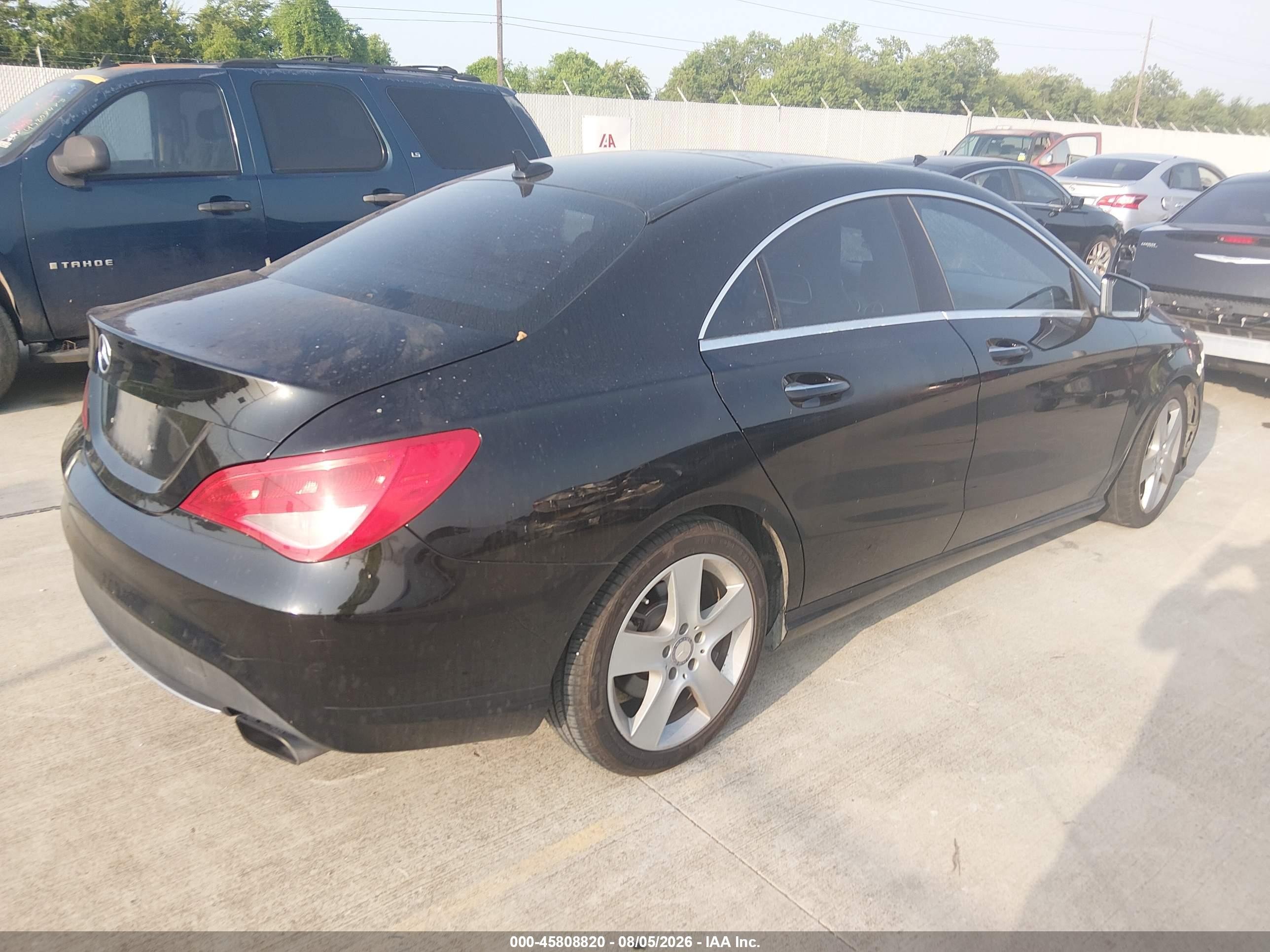2015 Mercedes-benz Cla 250   Black vin: WDDSJ4EB0FN213099
