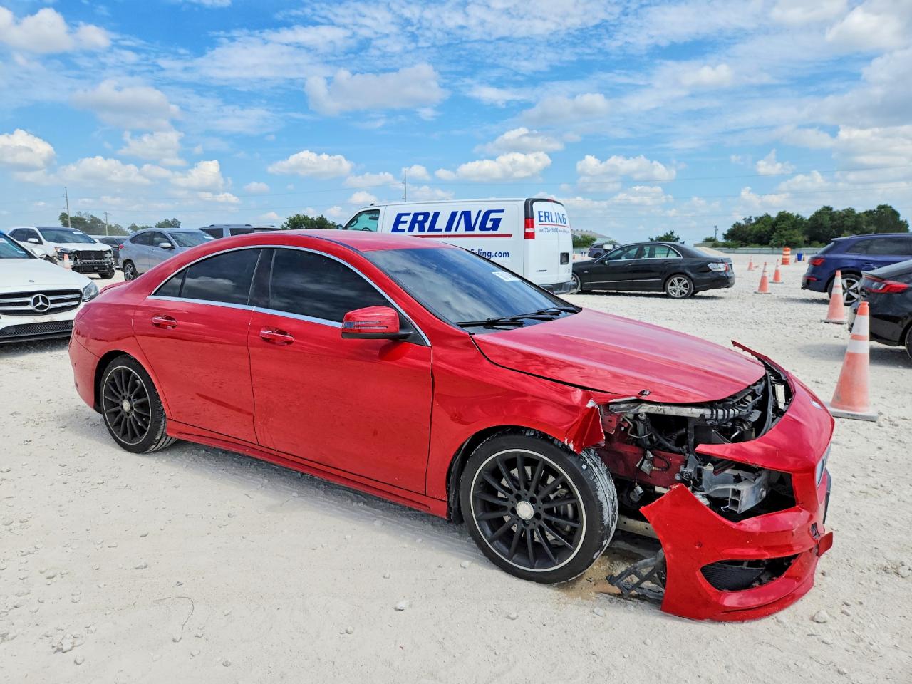 2015 Mercedes-benz Cla 250 Red vin: WDDSJ4EB0FN213197