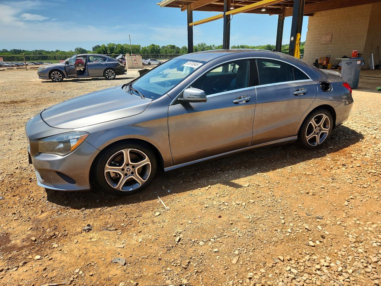 2018 Mercedes-benz Cla 250 Gray vin: WDDSJ4EB0JN586703