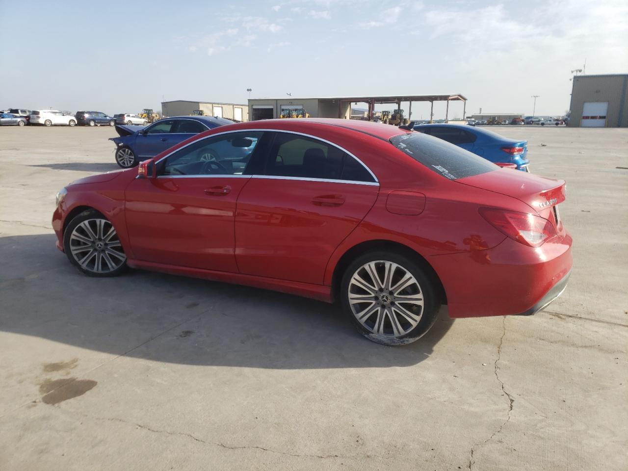 2018 Mercedes-benz Cla 250 Red vin: WDDSJ4EB0JN599242