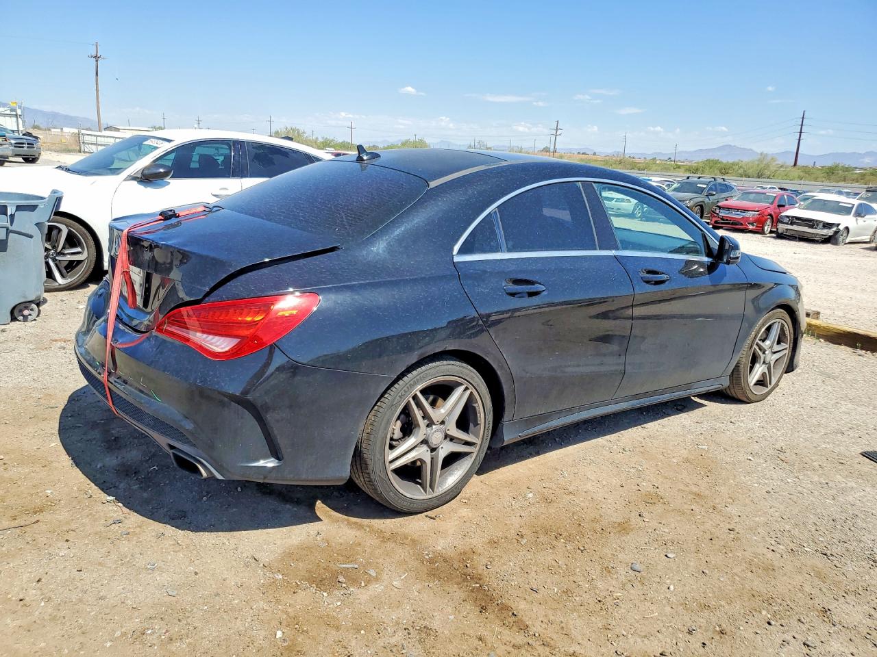 2014 Mercedes-benz Cla 250 Black vin: WDDSJ4EB1EN112569