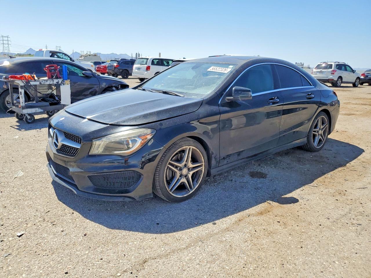 2014 Mercedes-benz Cla 250 Black vin: WDDSJ4EB1EN112569