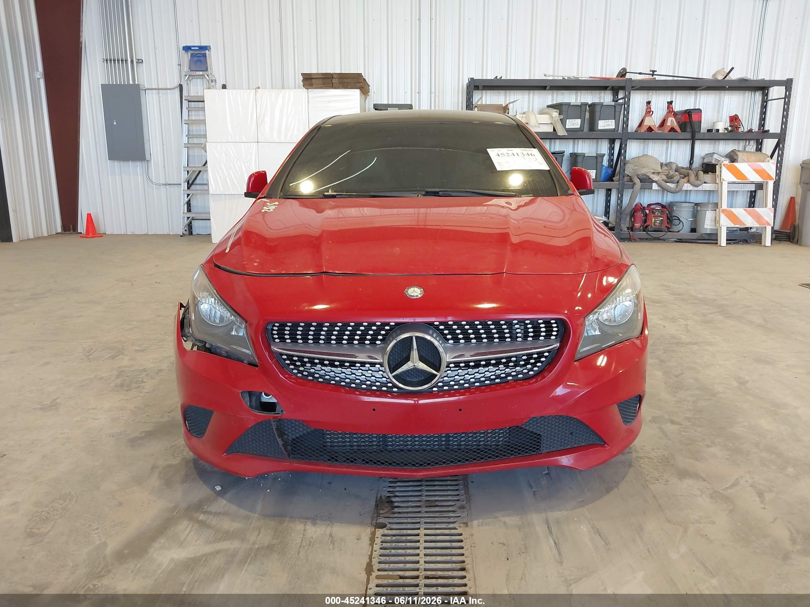 2014 Mercedes-benz Cla 250   Red vin: WDDSJ4EB1EN123085