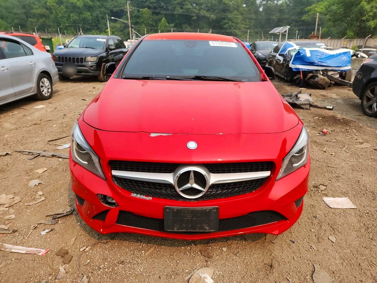2014 Mercedes-benz Cla 250 Red vin: WDDSJ4EB1EN150223