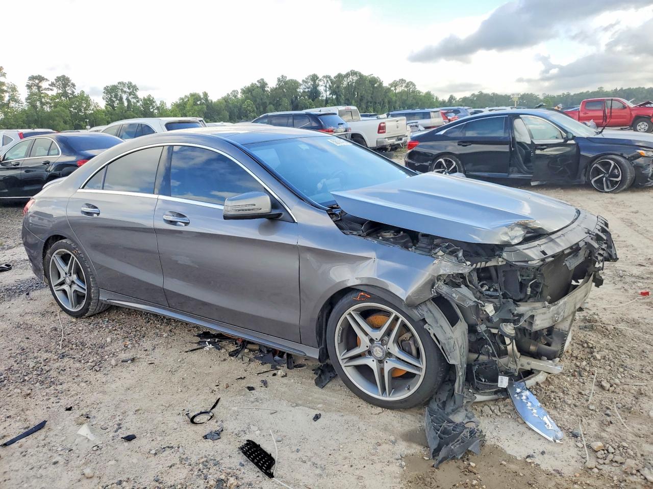 2015 Mercedes-benz Cla 250 Gray vin: WDDSJ4EB1FN202970
