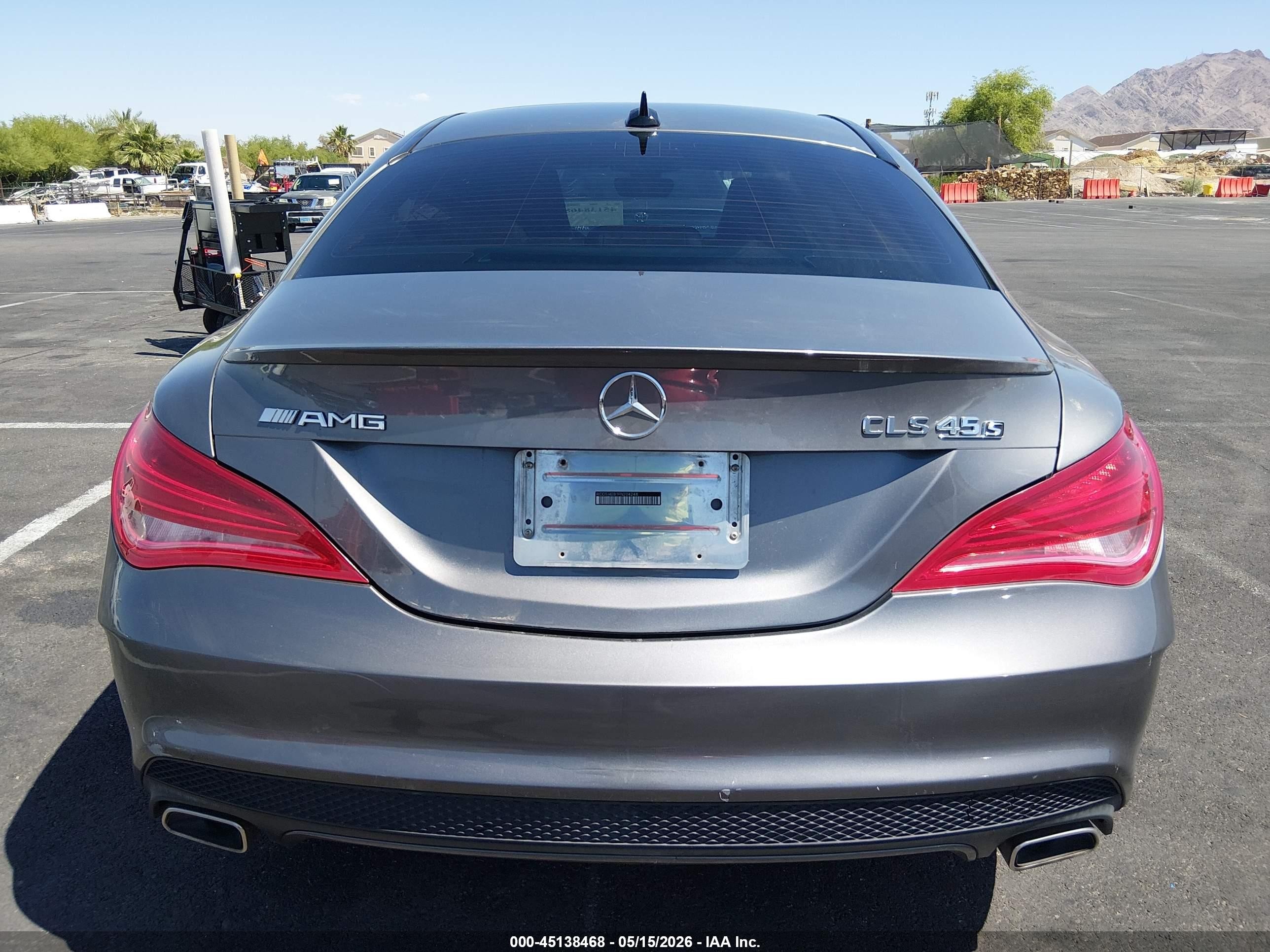 2015 Mercedes-benz Cla 250   Gray vin: WDDSJ4EB1FN204248