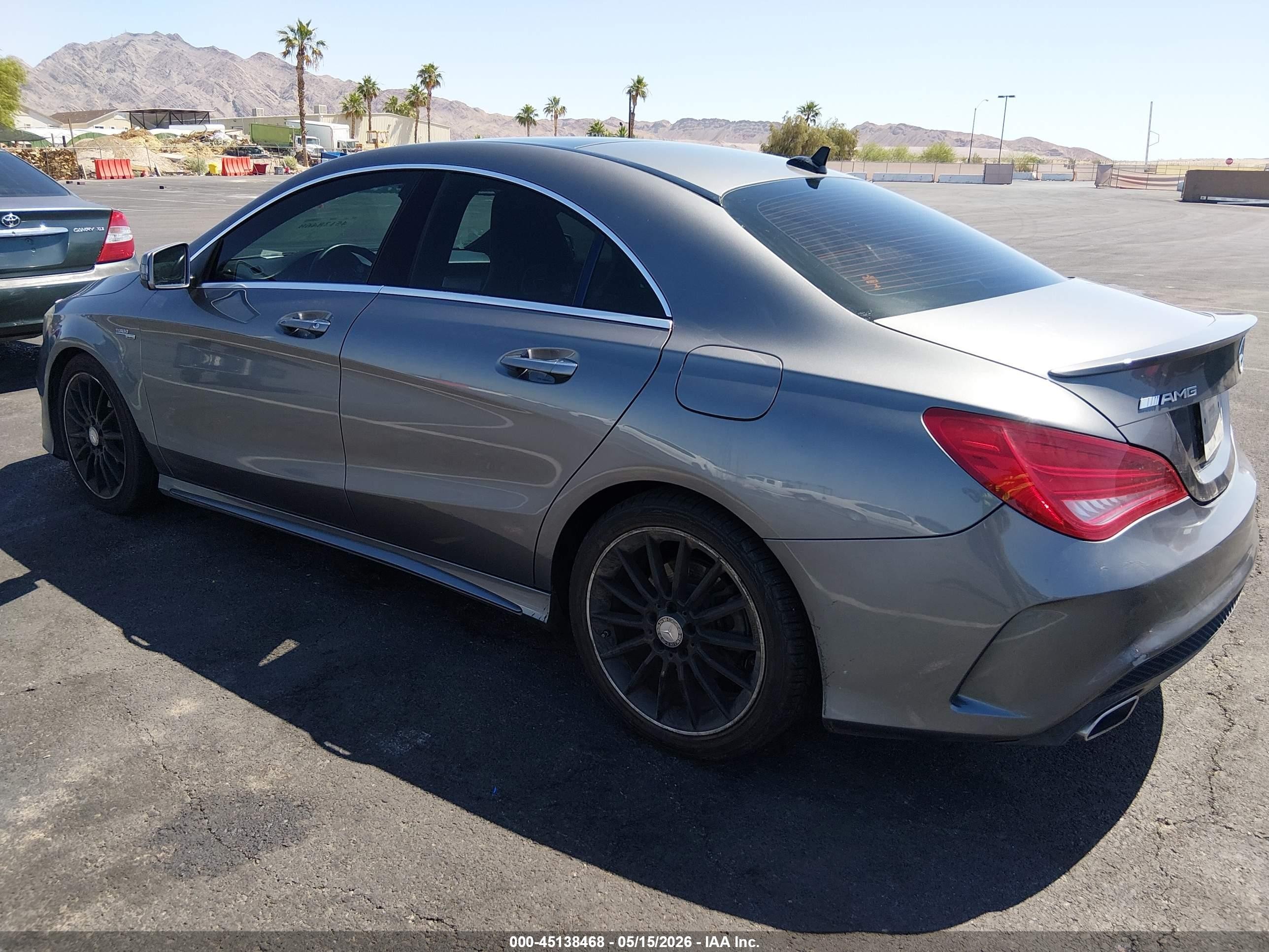2015 Mercedes-benz Cla 250   Gray vin: WDDSJ4EB1FN204248