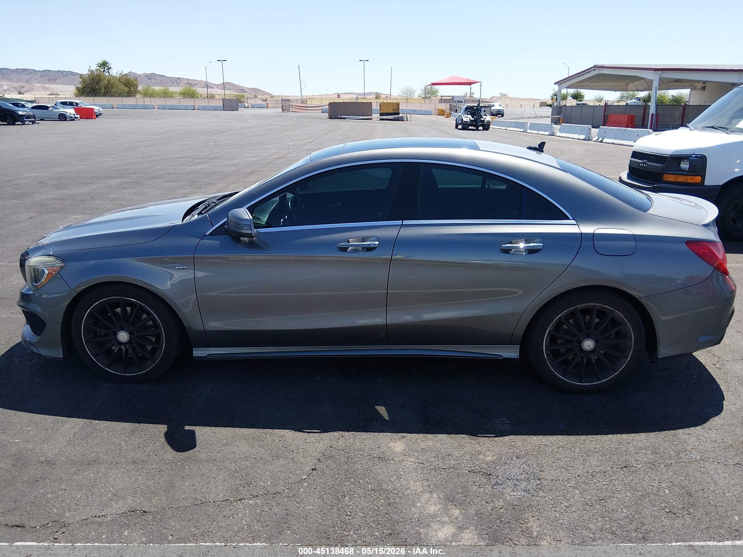 2015 Mercedes-benz Cla 250   Gray vin: WDDSJ4EB1FN204248