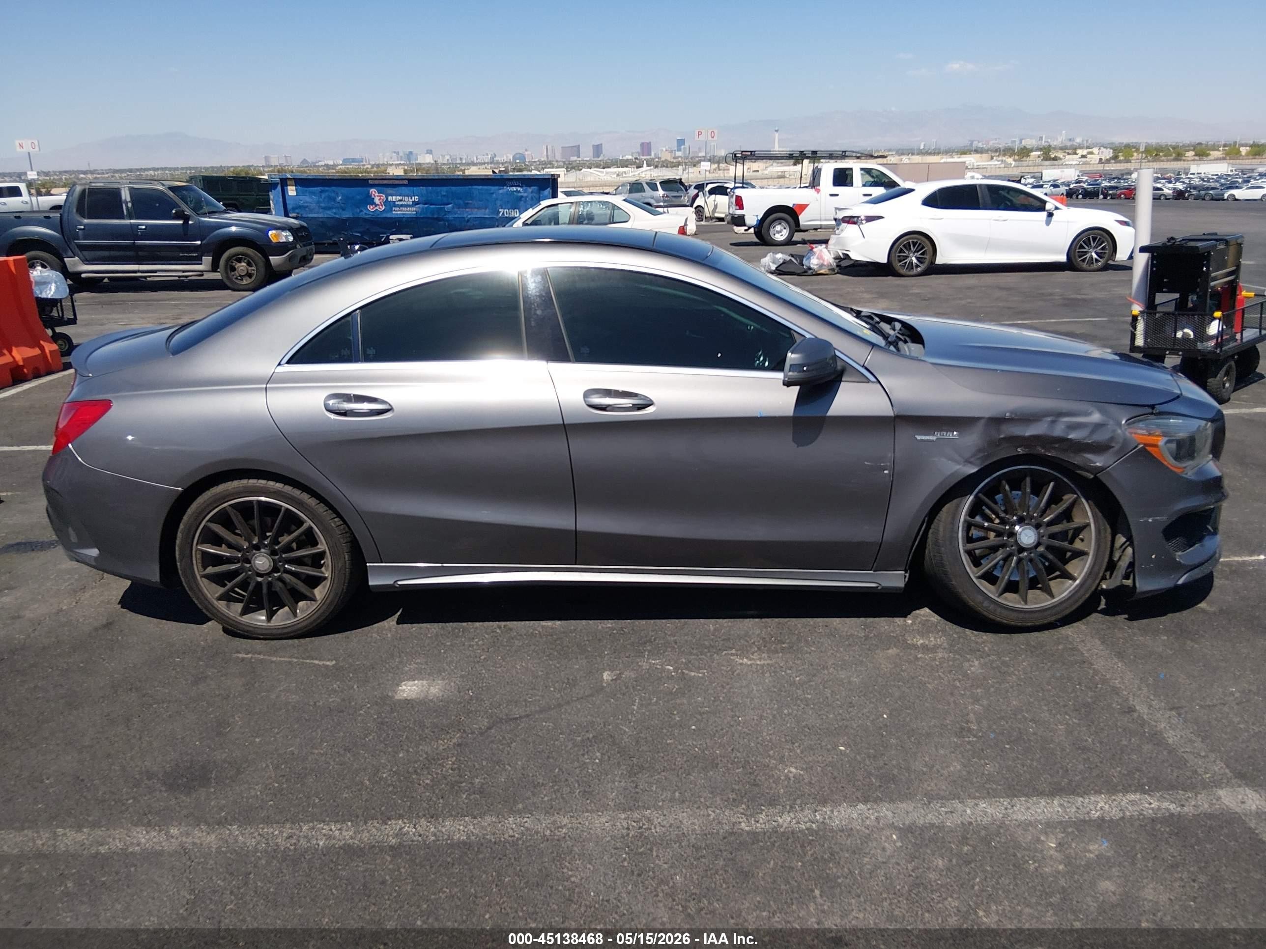2015 Mercedes-benz Cla 250   Gray vin: WDDSJ4EB1FN204248
