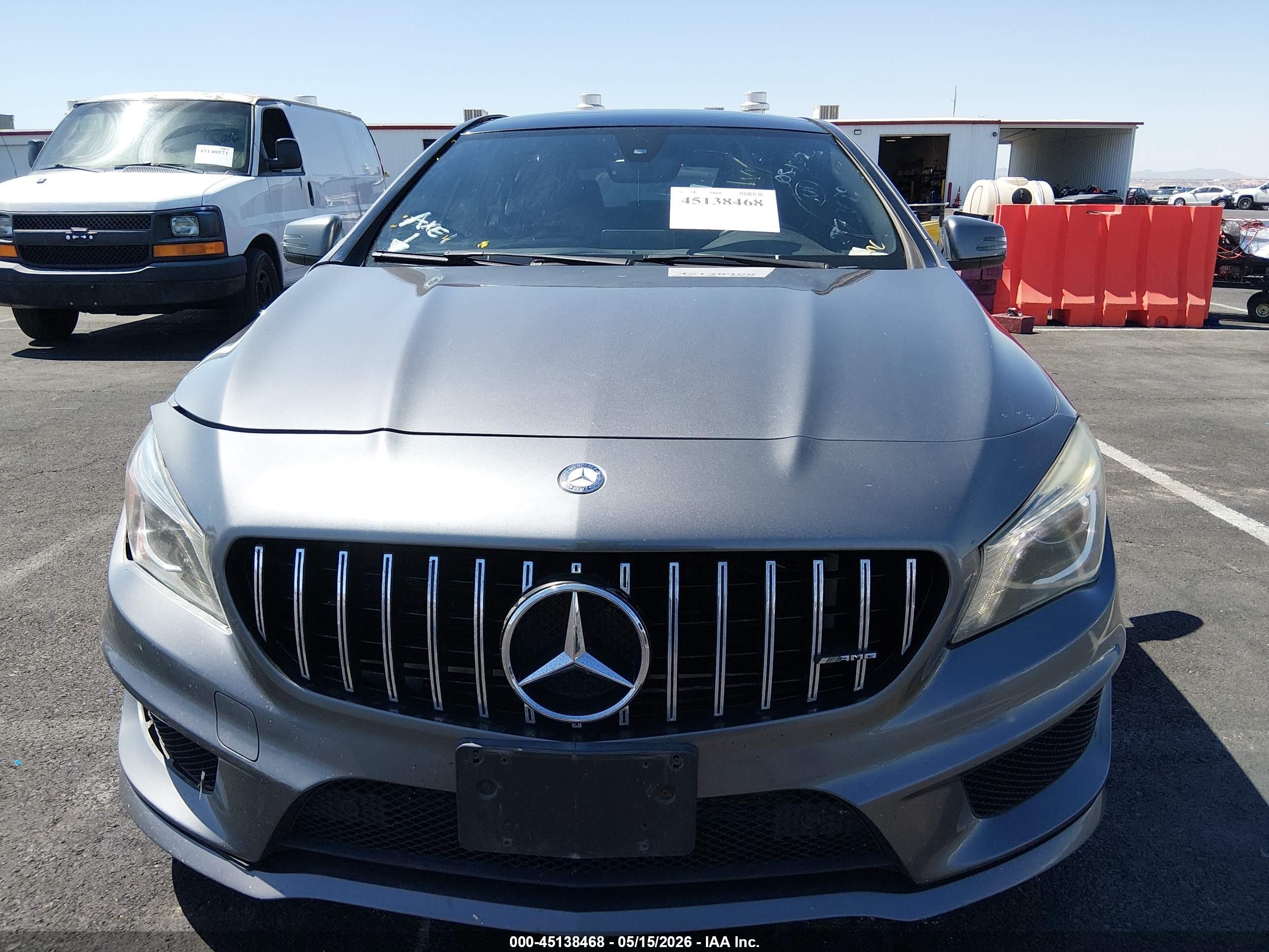 2015 Mercedes-benz Cla 250   Gray vin: WDDSJ4EB1FN204248