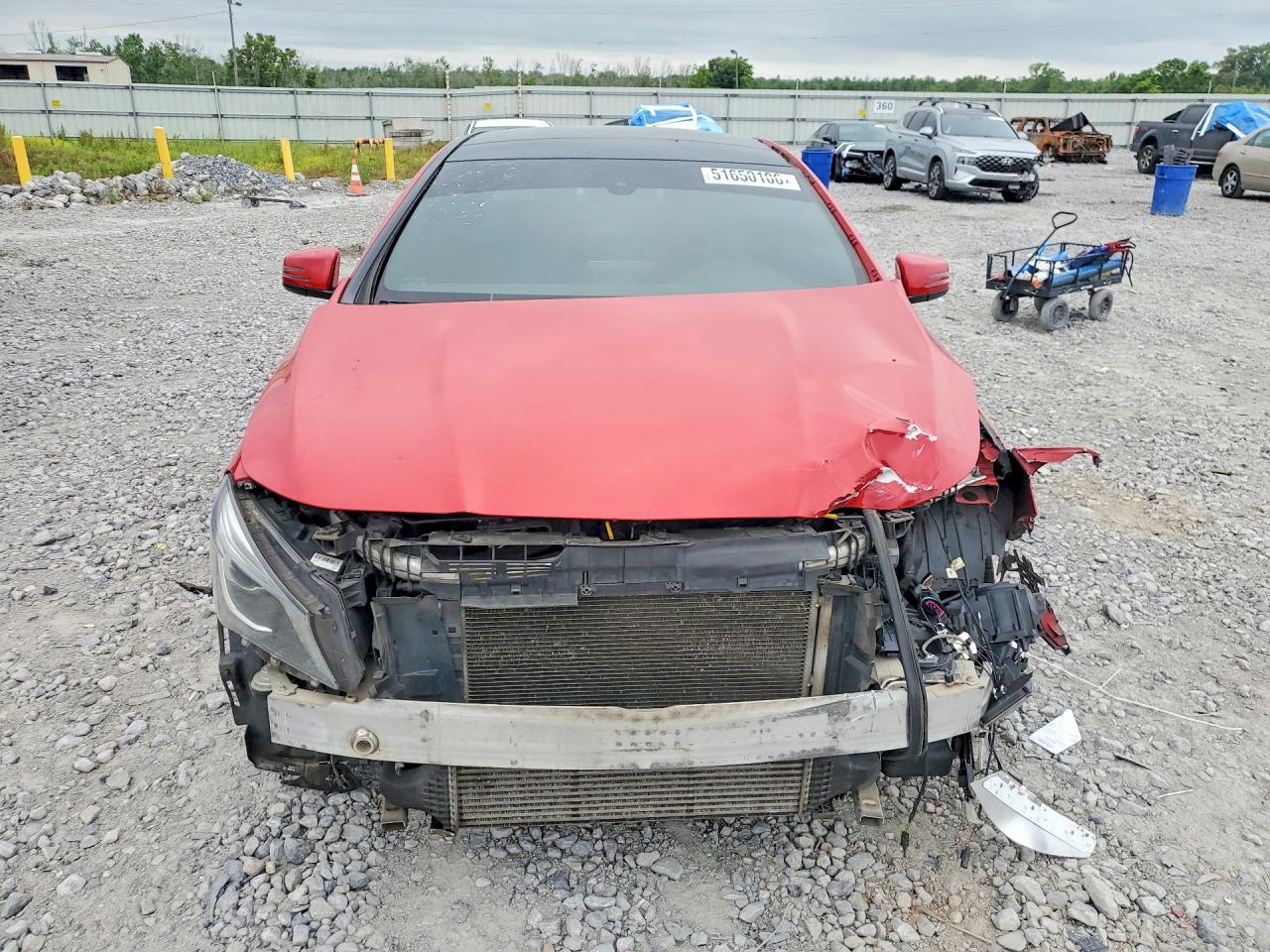 2015 Mercedes-benz Cla 250 Красный vin: WDDSJ4EB1FN243941