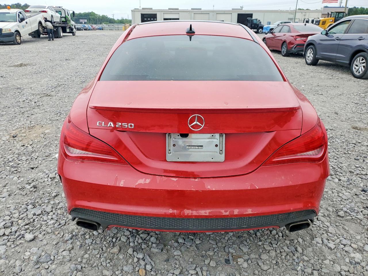 2015 Mercedes-benz Cla 250 Красный vin: WDDSJ4EB1FN243941