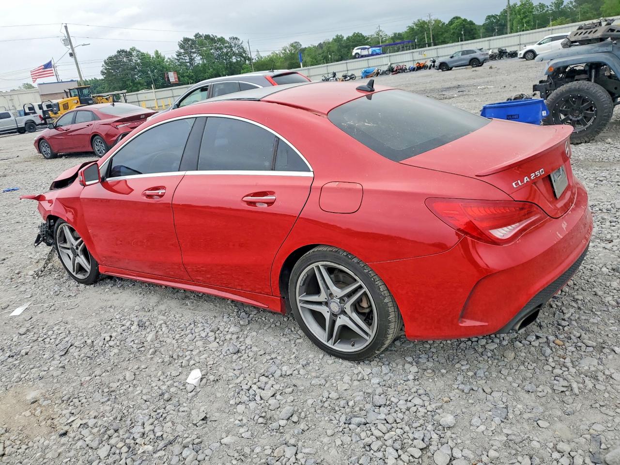2015 Mercedes-benz Cla 250 Красный vin: WDDSJ4EB1FN243941