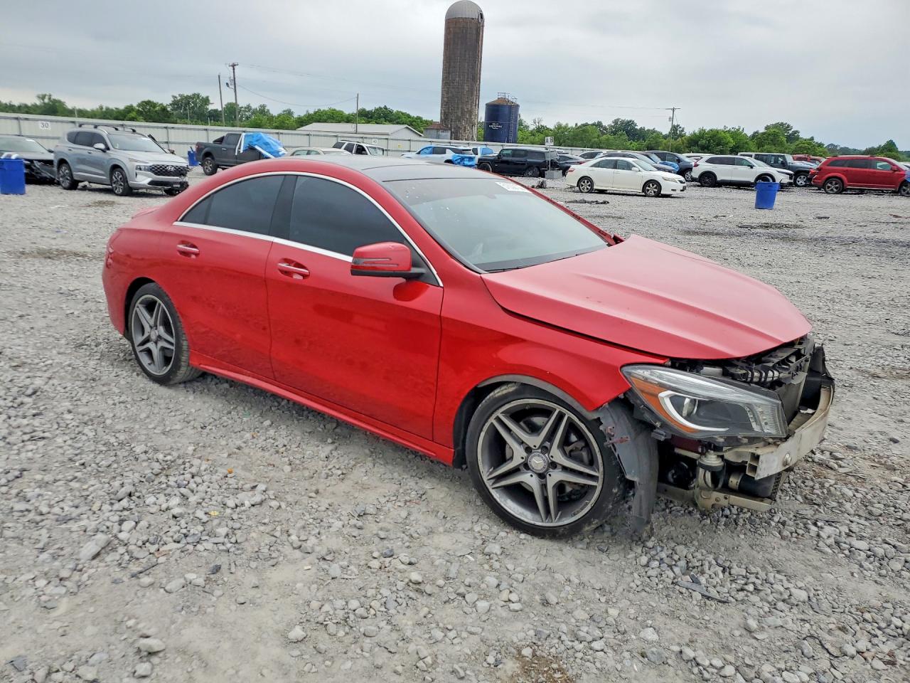 2015 Mercedes-benz Cla 250 Красный vin: WDDSJ4EB1FN243941