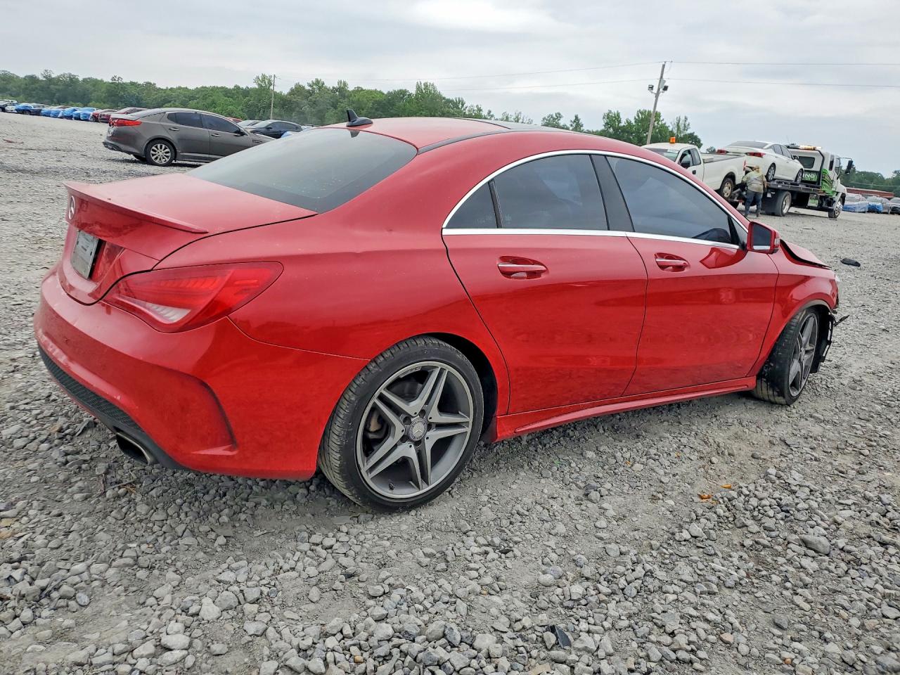 2015 Mercedes-benz Cla 250 Красный vin: WDDSJ4EB1FN243941