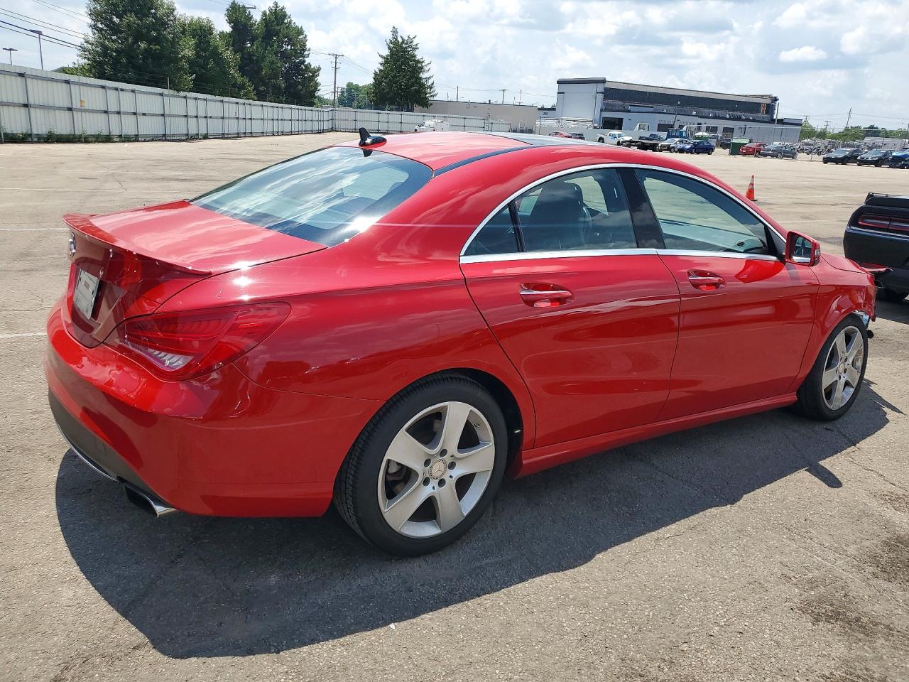 2015 Mercedes-benz Cla 250 Красный vin: WDDSJ4EB1FN263381