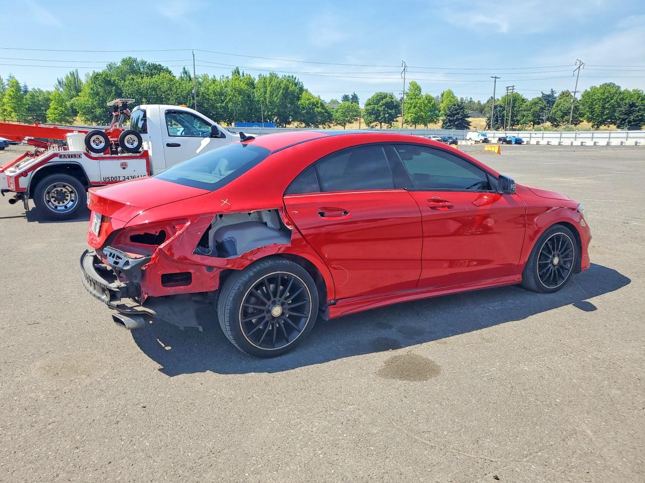 2016 Mercedes-benz Cla 250 Red vin: WDDSJ4EB1GN379519