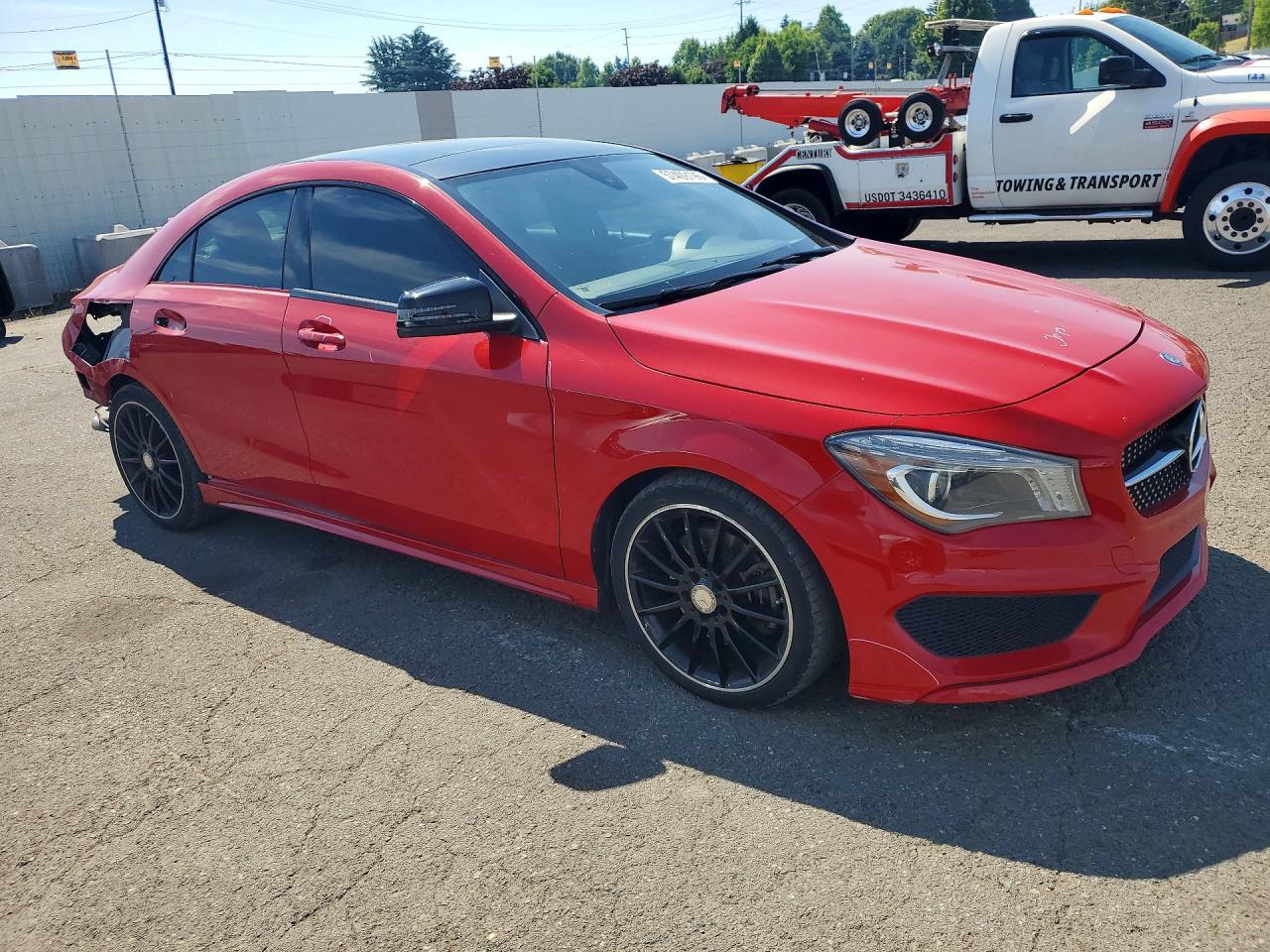 2016 Mercedes-benz Cla 250 Red vin: WDDSJ4EB1GN379519