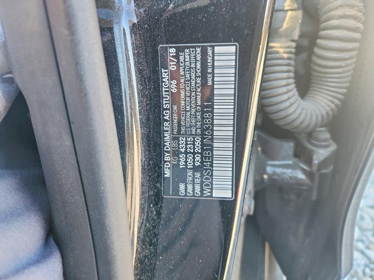 2018 Mercedes-benz Cla 250 Black vin: WDDSJ4EB1JN638811