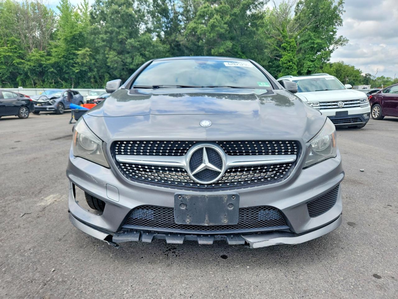 2014 Mercedes-benz Cla 250 Gray vin: WDDSJ4EB2EN034464