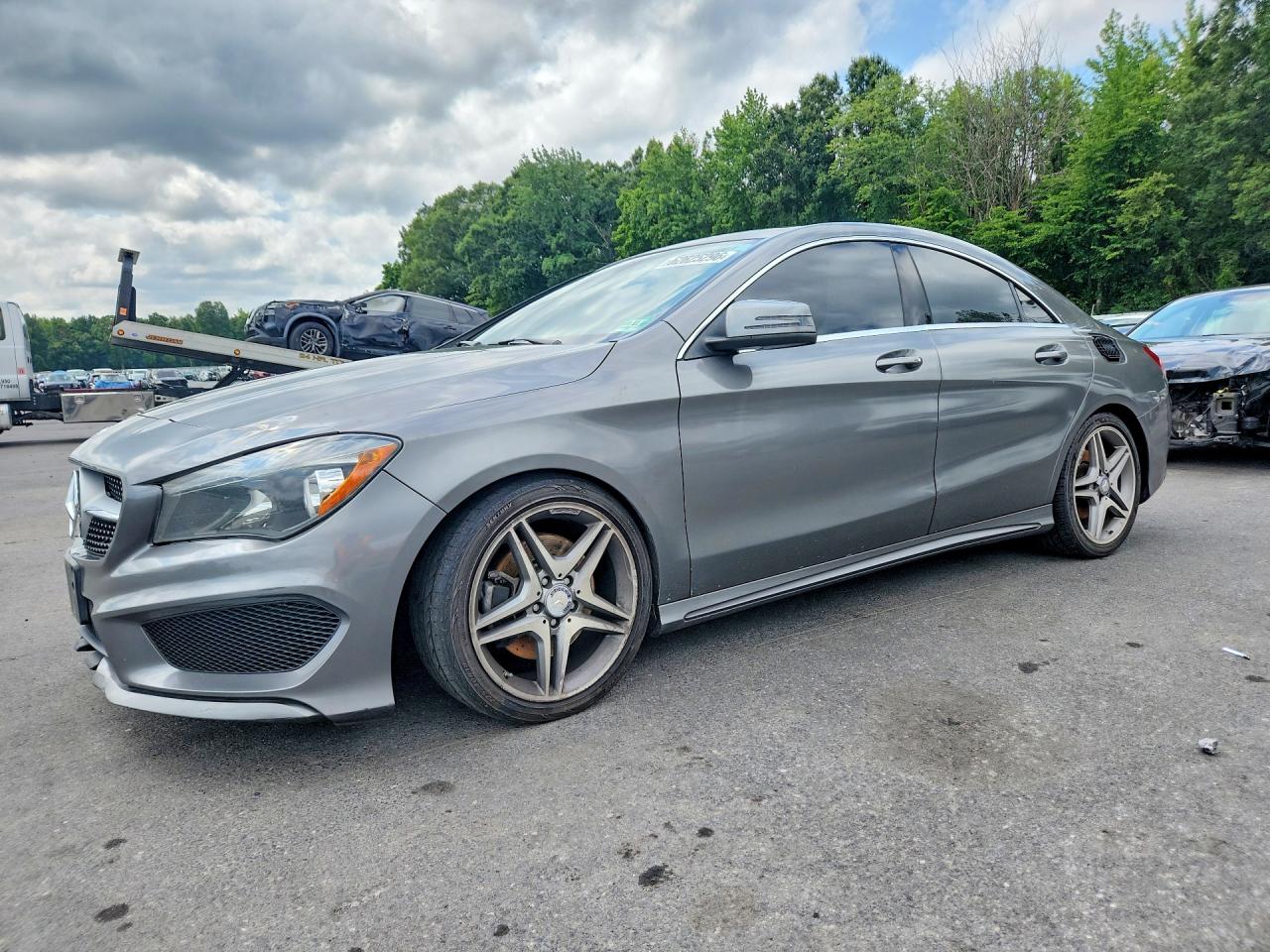 2014 Mercedes-benz Cla 250 Gray vin: WDDSJ4EB2EN034464