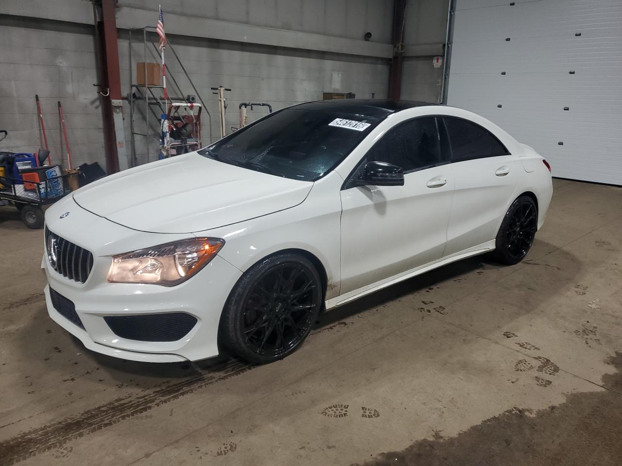 2014 Mercedes-benz Cla 250 White vin: WDDSJ4EB2EN044072 Damage: Left Front Wheel, Aftermarket, Acceptable
