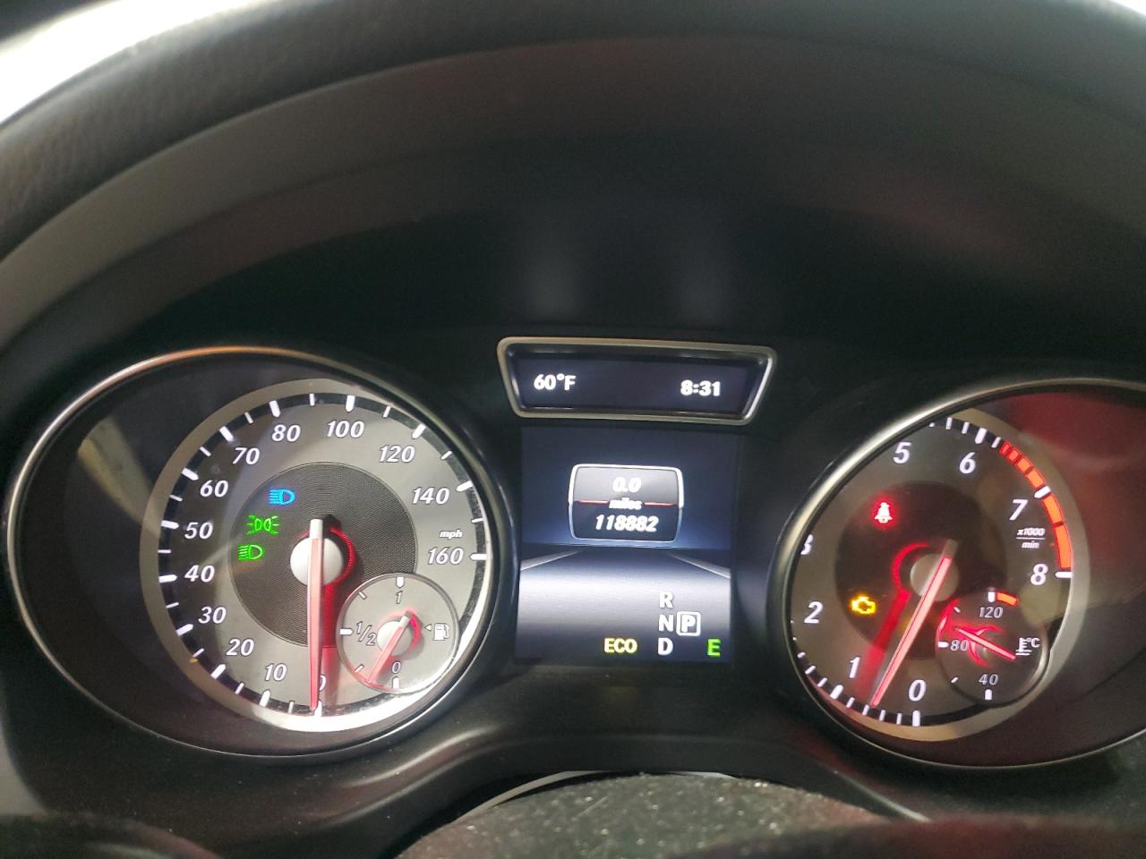 2014 Mercedes-benz Cla 250 White vin: WDDSJ4EB2EN044072 Damage: Warning Light - Engine, On, Unacceptable