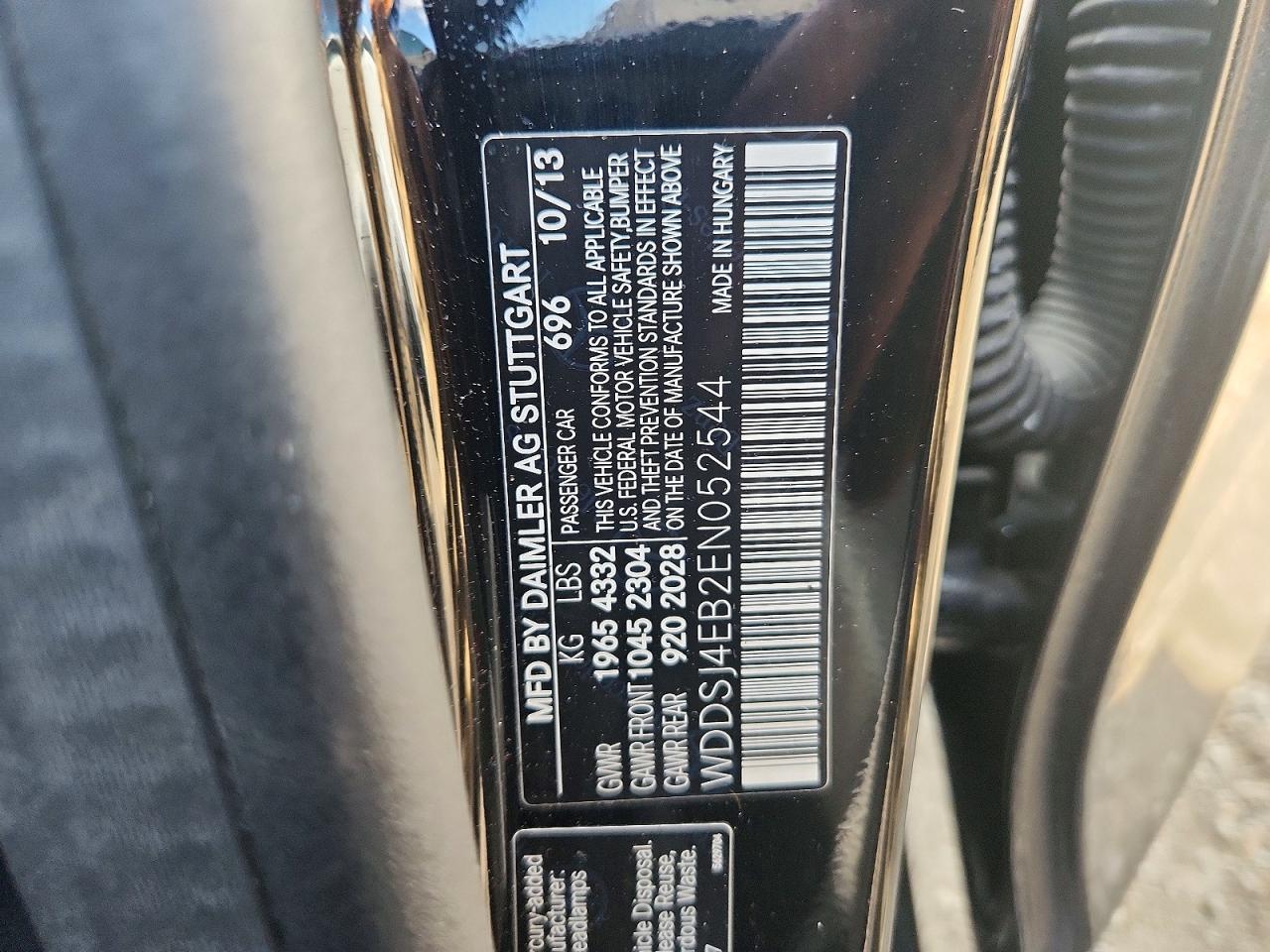 2014 Mercedes-benz Cla 250 Black vin: WDDSJ4EB2EN052544