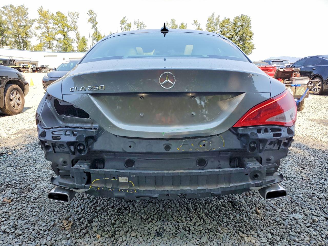 2014 Mercedes-benz Cla 250 Gray vin: WDDSJ4EB2EN057758