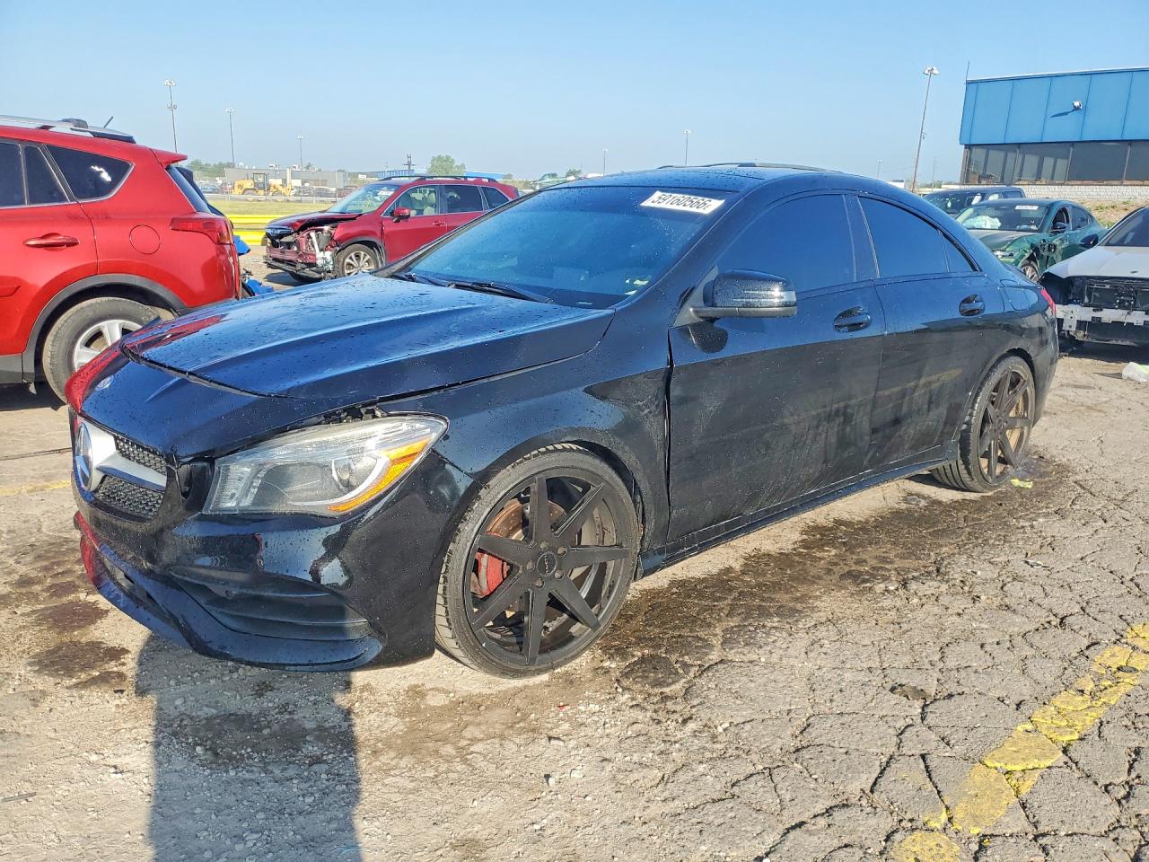 2014 Mercedes-benz Cla 250 Black vin: WDDSJ4EB2EN057923
