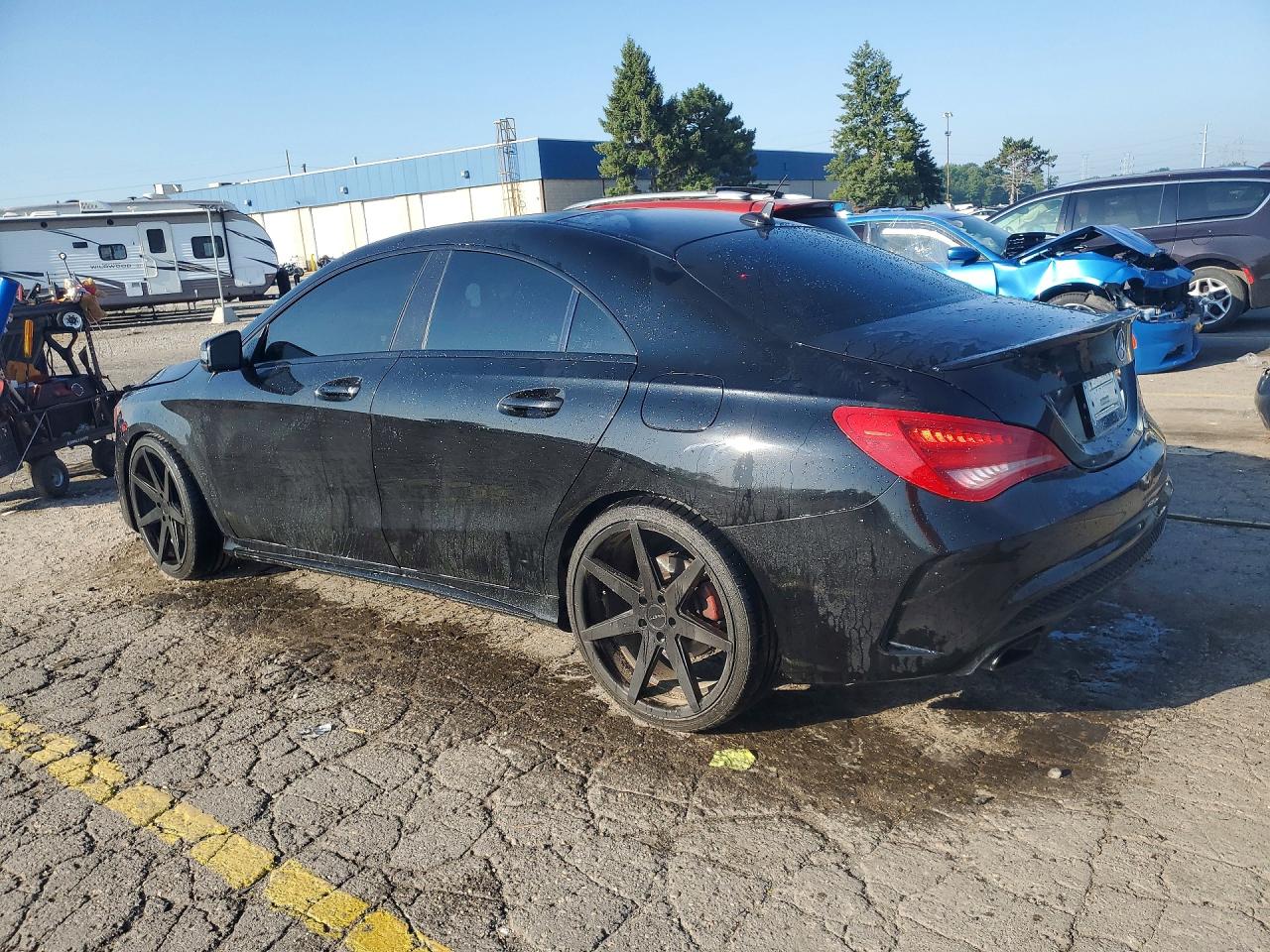 2014 Mercedes-benz Cla 250 Black vin: WDDSJ4EB2EN057923