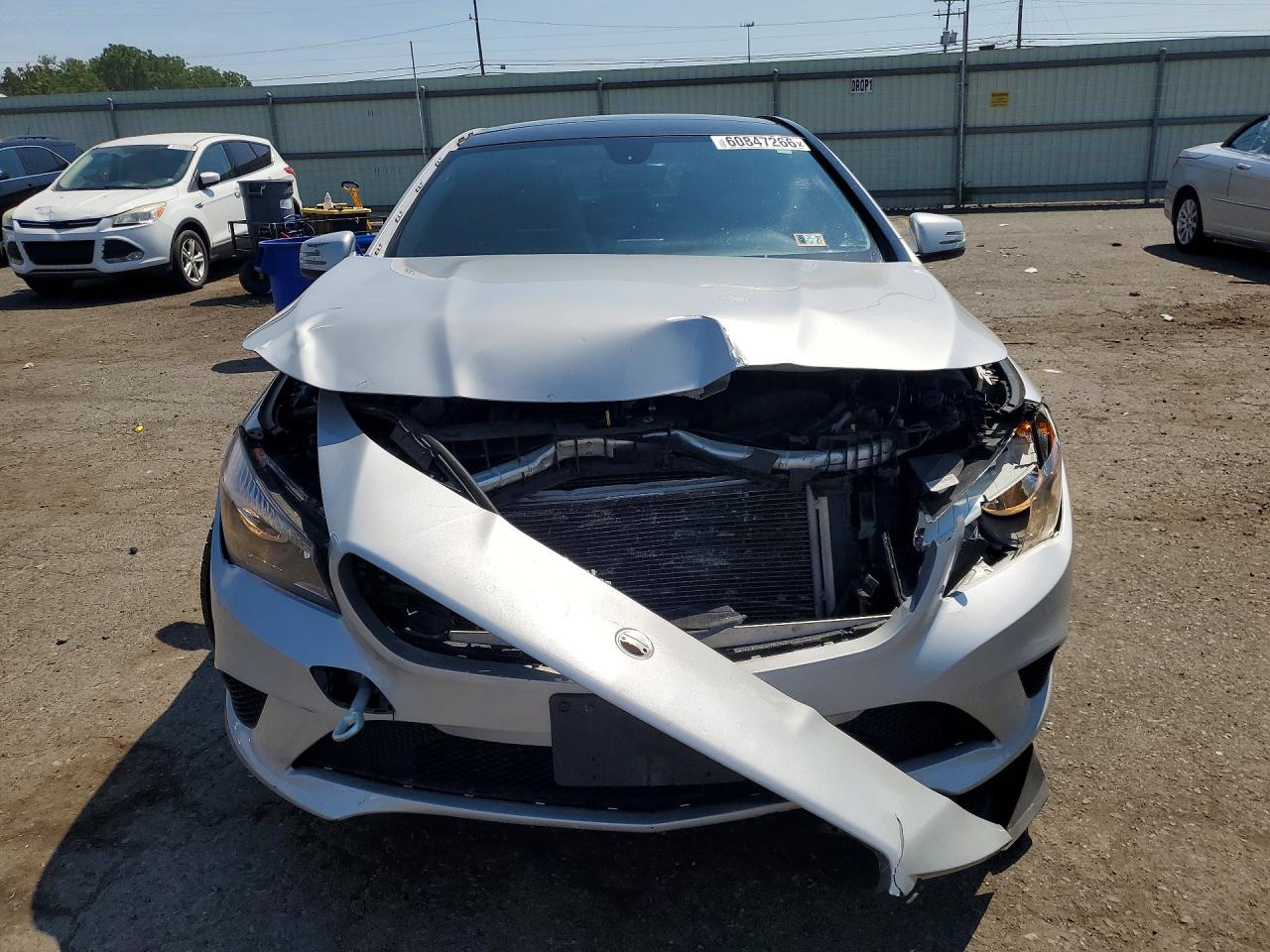 2014 Mercedes-benz Cla 250 Silver vin: WDDSJ4EB2EN088847