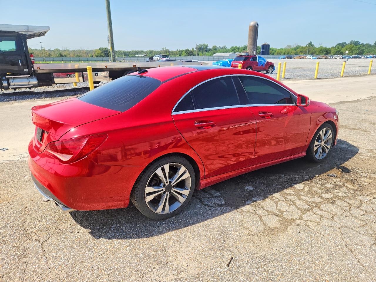 2015 Mercedes-benz Cla 250 Red vin: WDDSJ4EB2FN167341