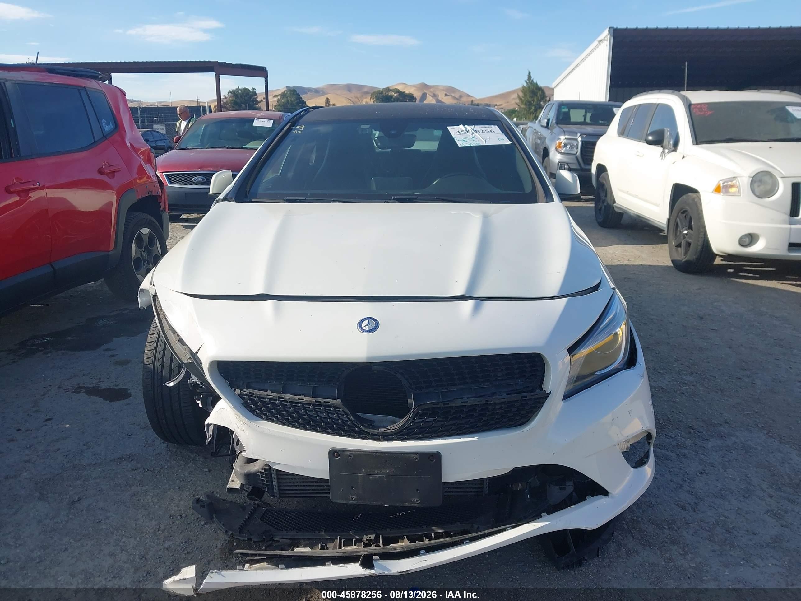 2015 Mercedes-benz Cla 250 White vin: WDDSJ4EB2FN200676