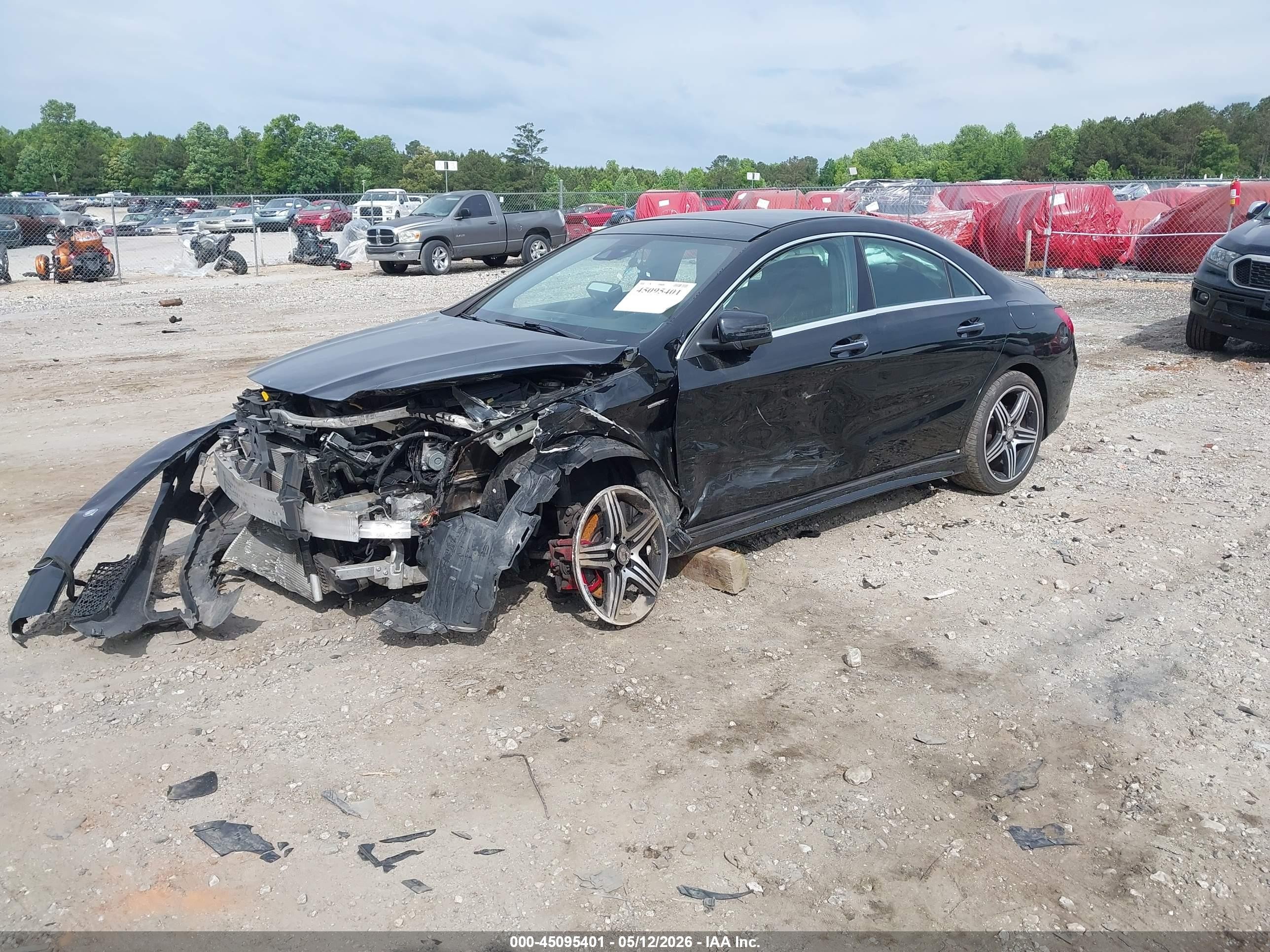2015 Mercedes-benz Cla 250   Black vin: WDDSJ4EB2FN231622