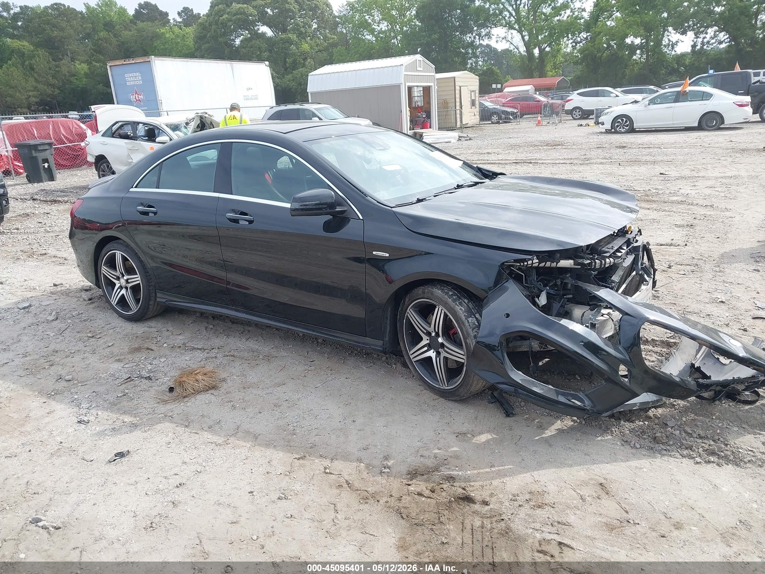 2015 Mercedes-benz Cla 250   Черный vin: WDDSJ4EB2FN231622