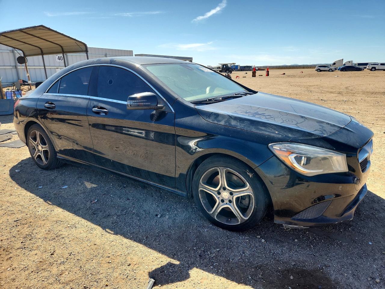 2014 Mercedes-benz Cla 250 Black vin: WDDSJ4EB3EN039897