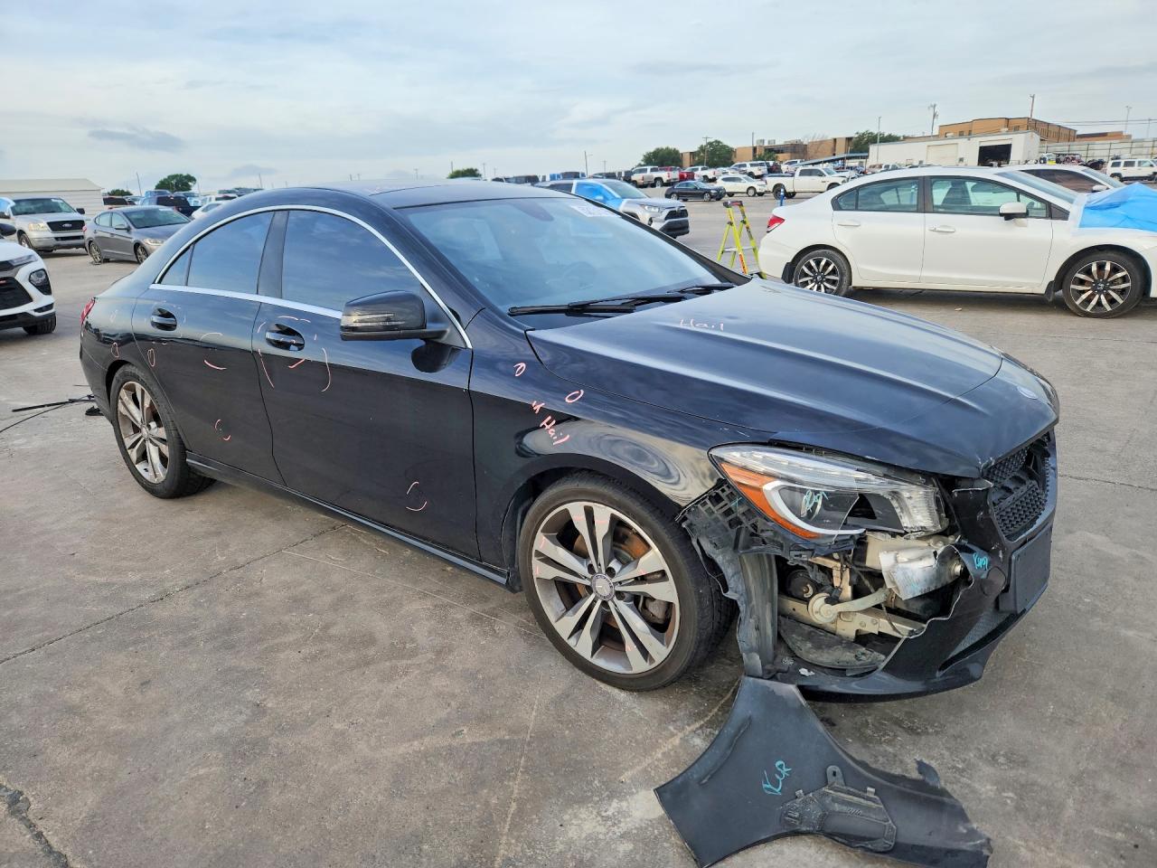 2014 Mercedes-benz Cla 250 Black vin: WDDSJ4EB3EN044338