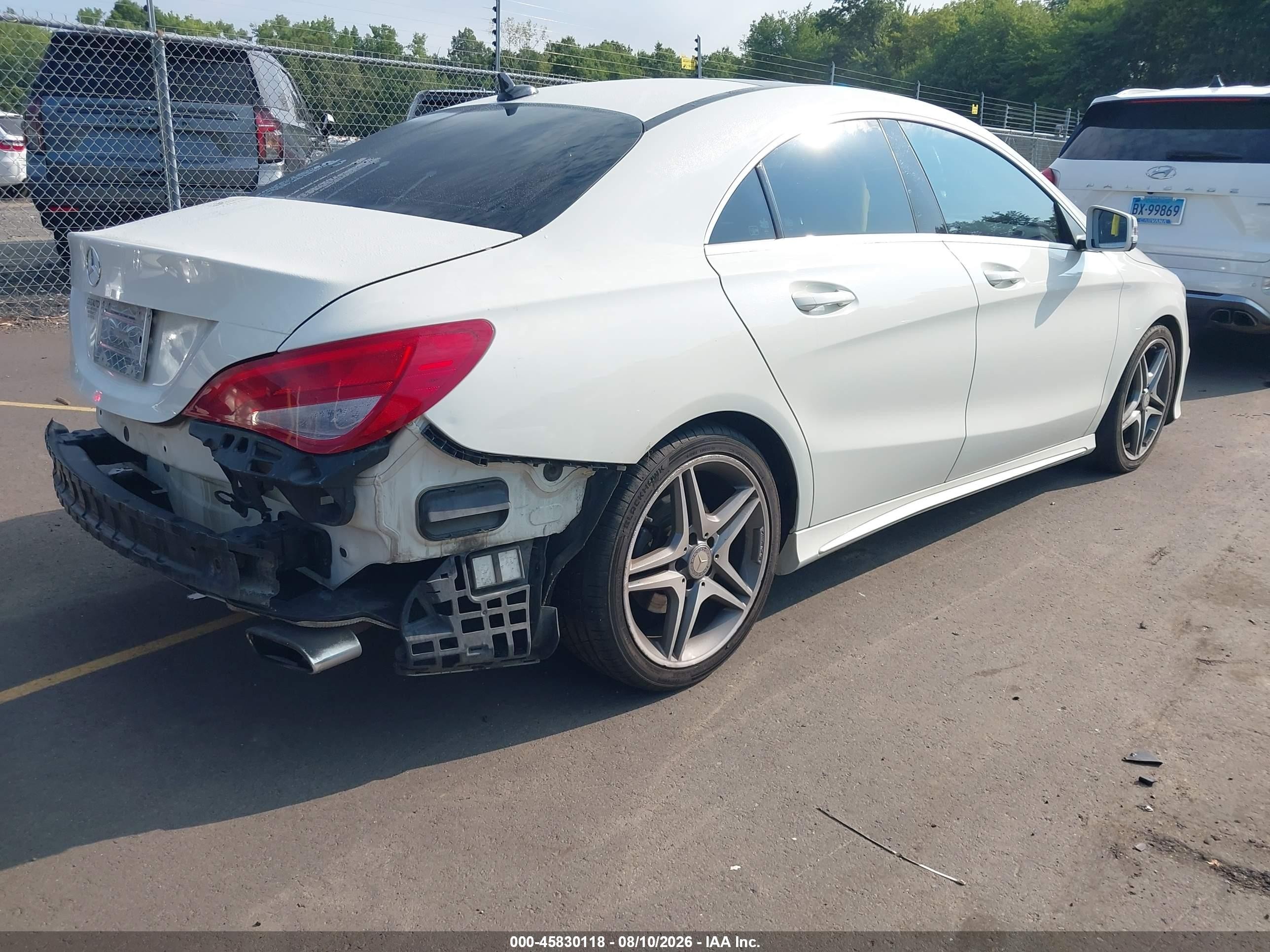 2014 Mercedes-benz Cla 250 Белый vin: WDDSJ4EB3EN120348