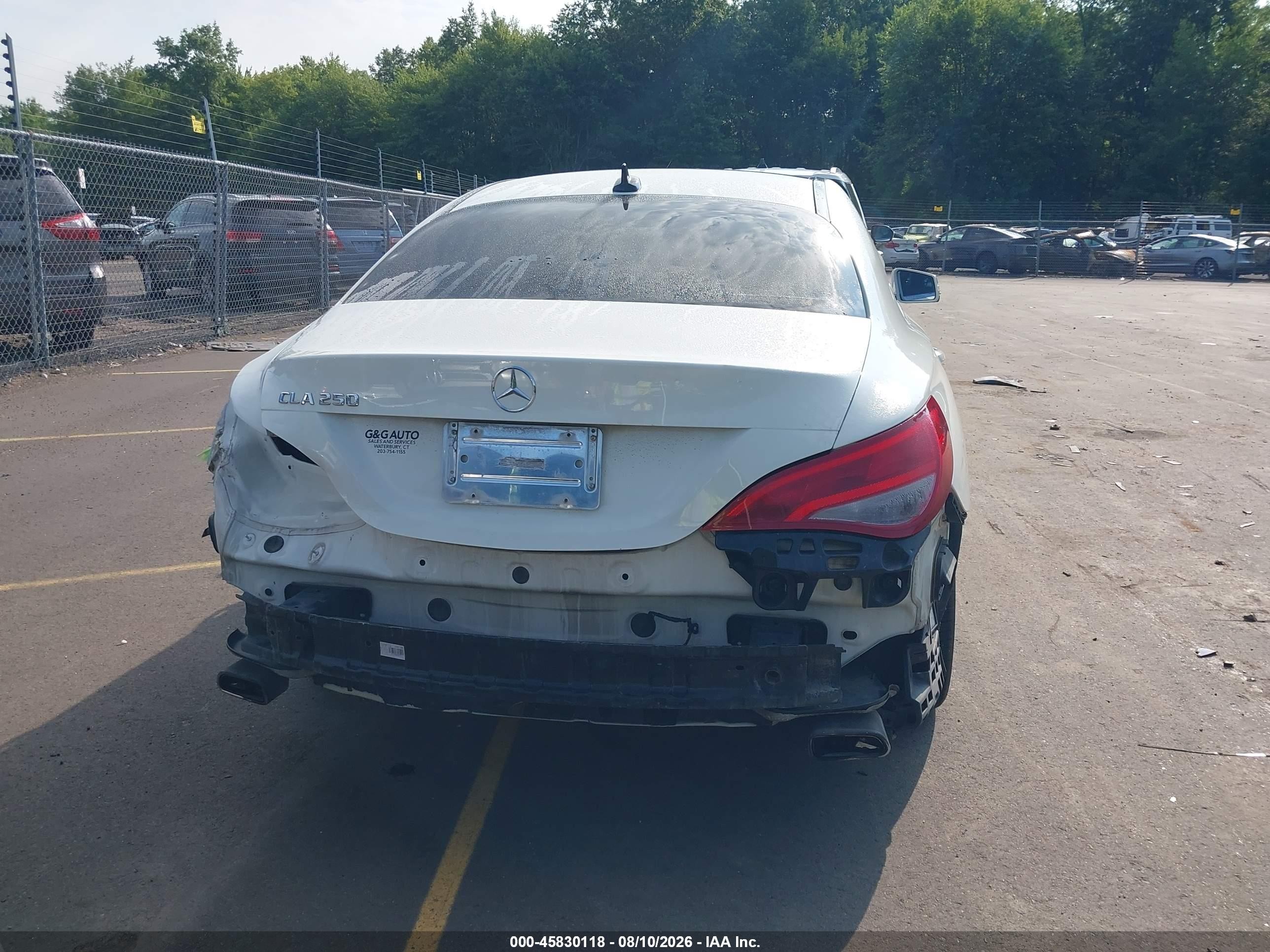 2014 Mercedes-benz Cla 250 Белый vin: WDDSJ4EB3EN120348