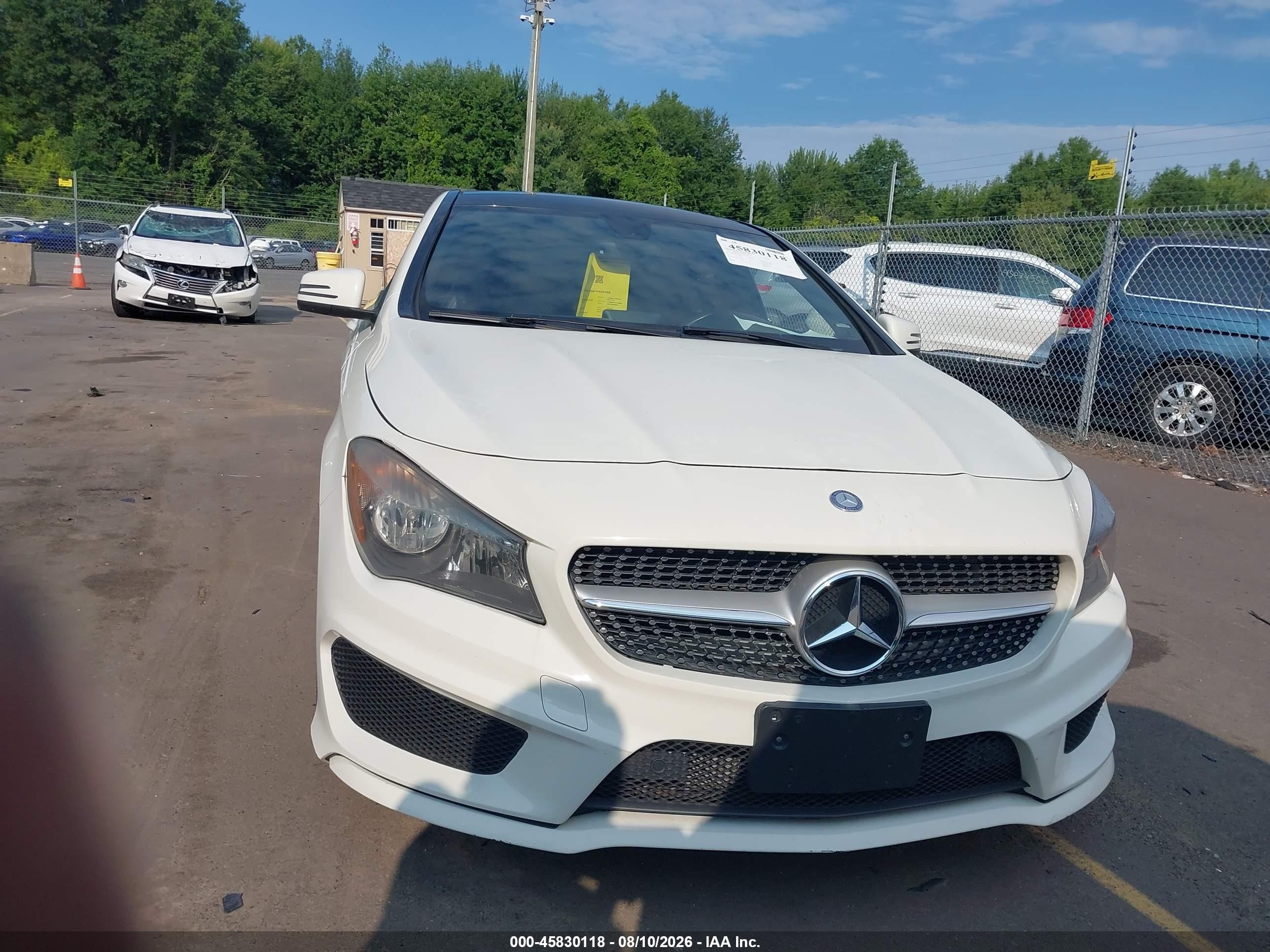 2014 Mercedes-benz Cla 250 Белый vin: WDDSJ4EB3EN120348